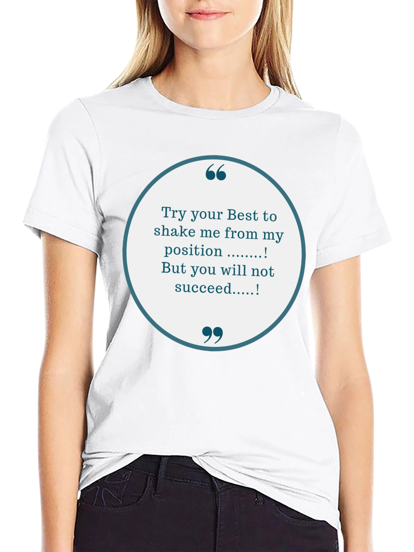 Motivational T-Shirt: Try Your Best