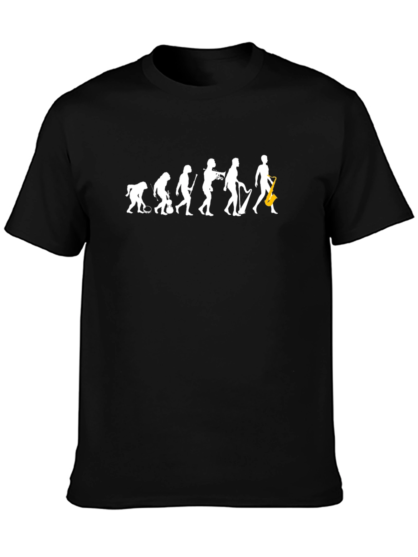 Musician Evolution Black T-Shirt