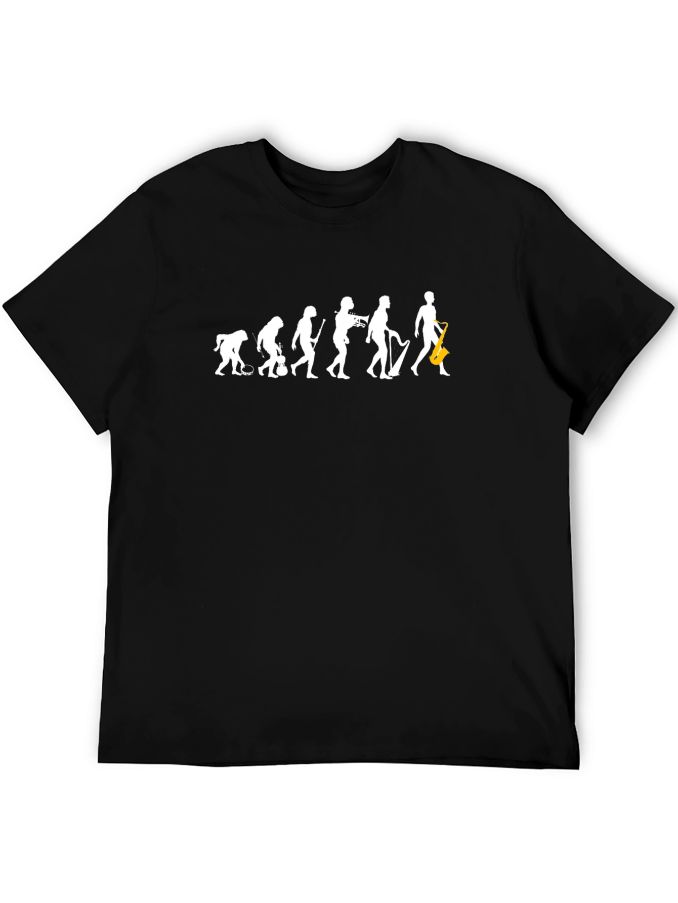 Musician Evolution Black T-Shirt