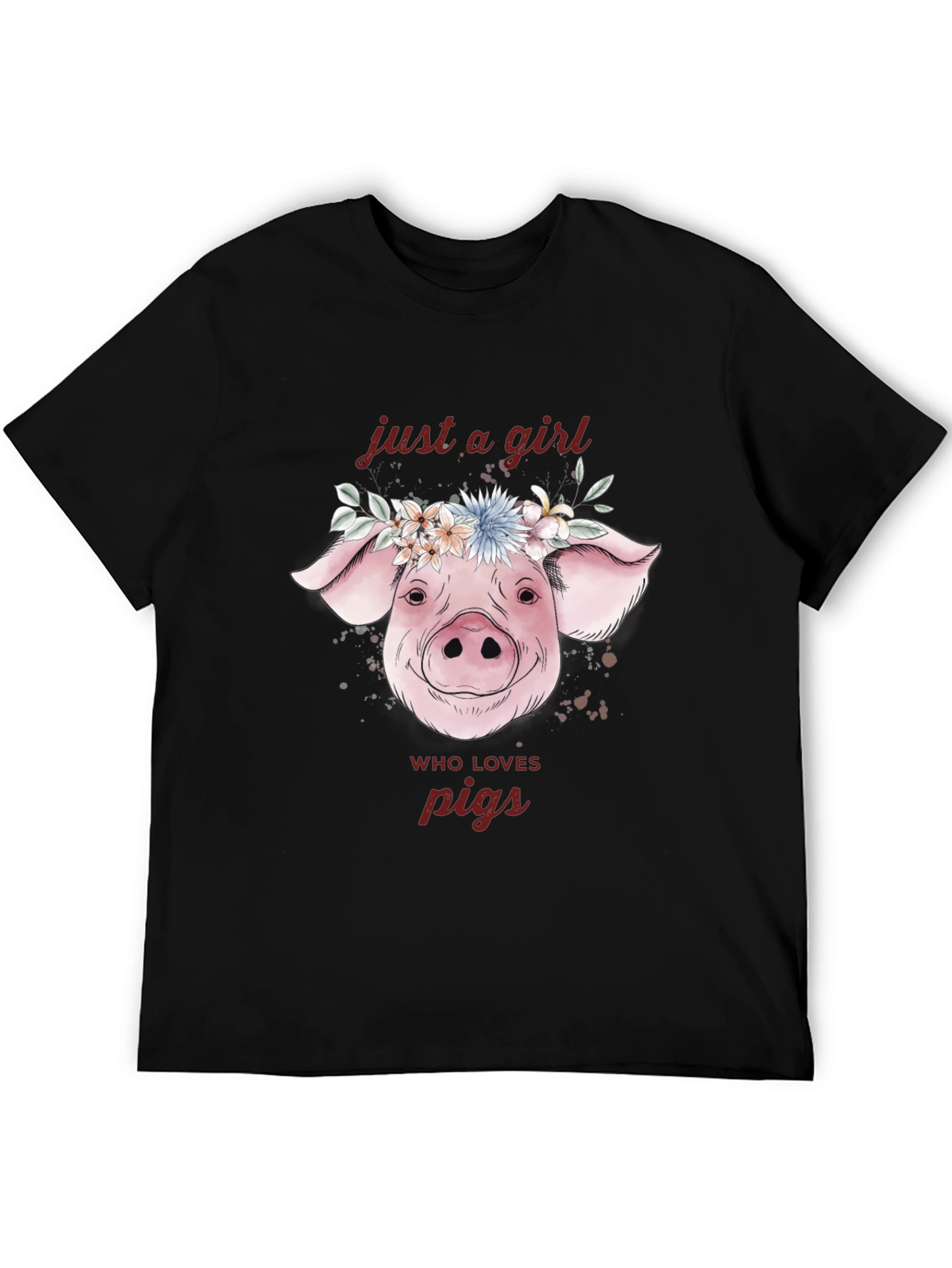 Just A Girl Who Loves Pigs T-Shirt