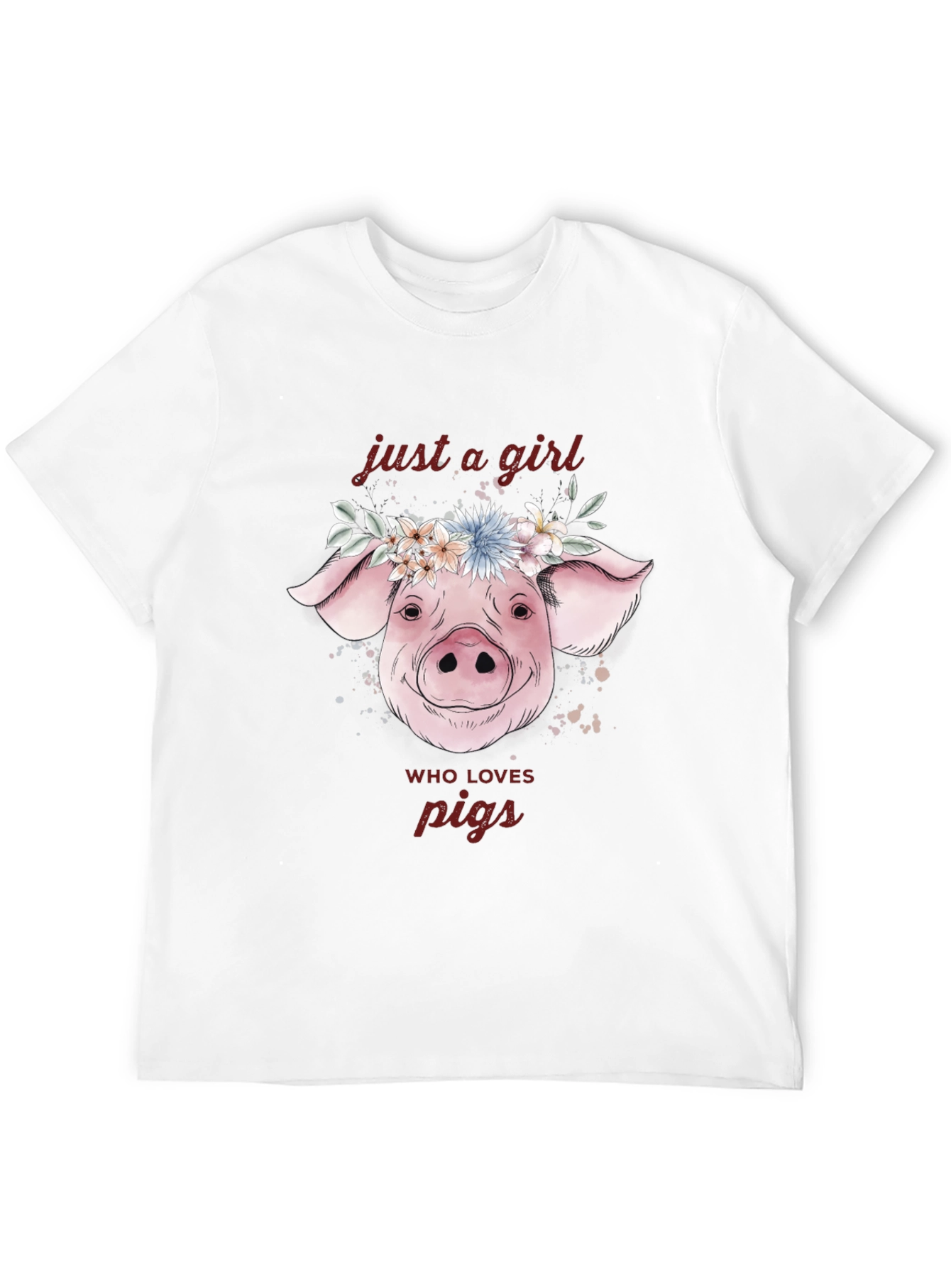Just A Girl Who Loves Pigs T-Shirt