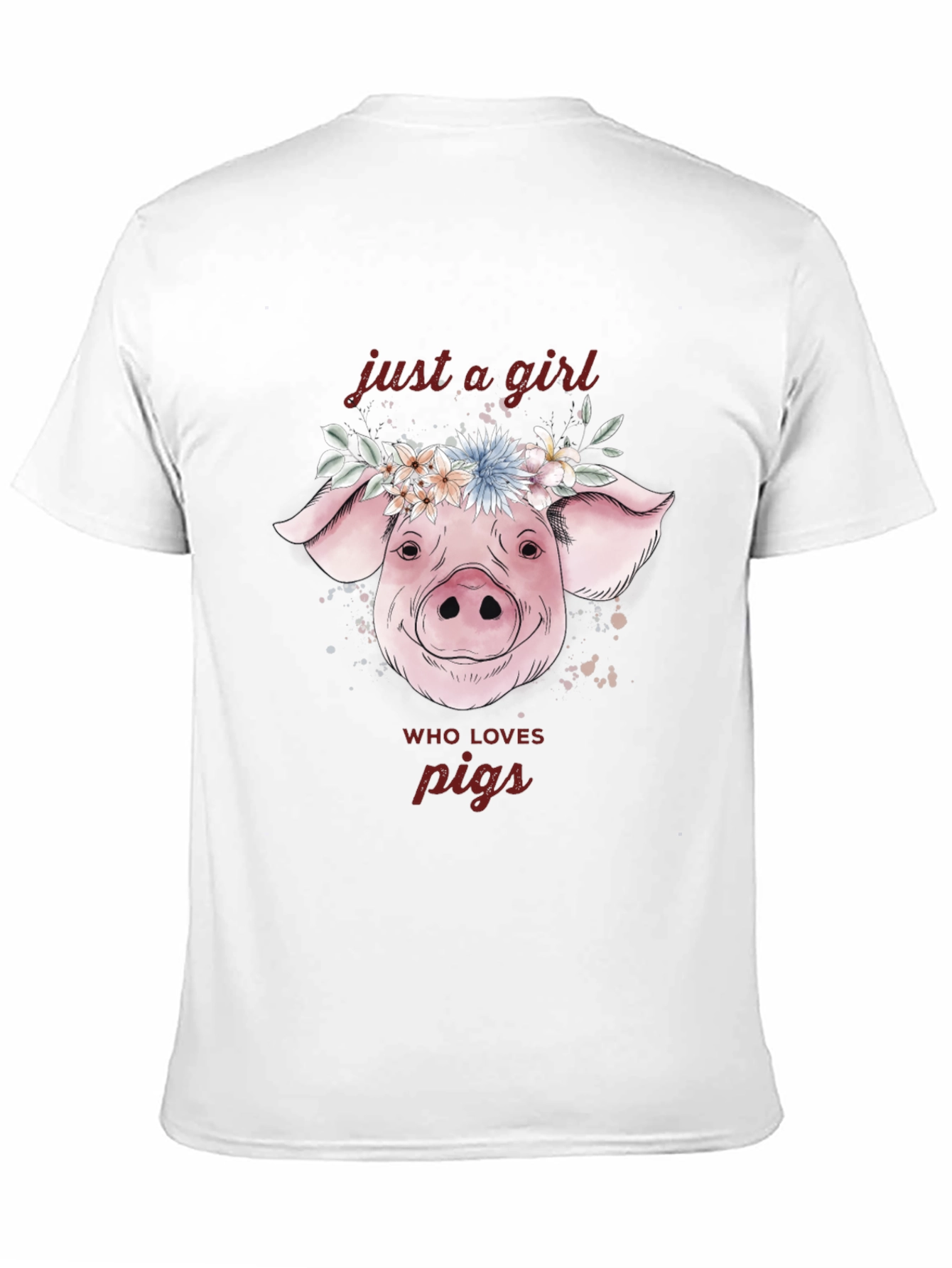 Just A Girl Who Loves Pigs T-Shirt