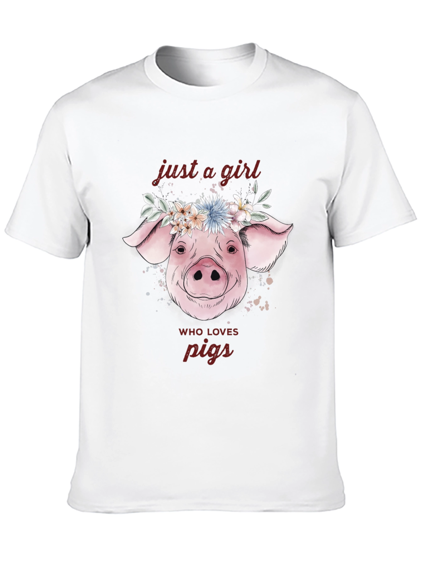 Just A Girl Who Loves Pigs T-Shirt