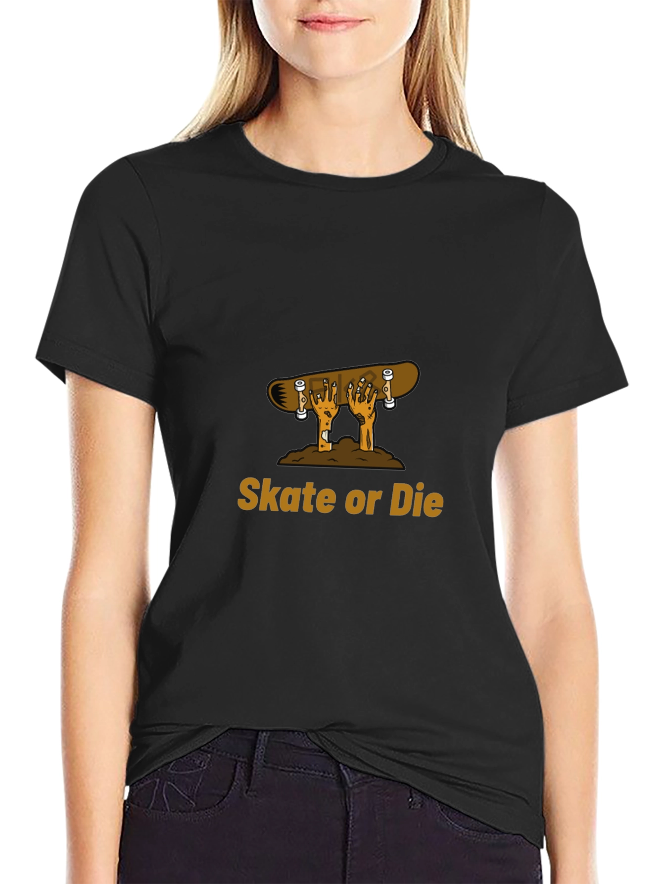 Skate or Die Graphic Tee - Black T-Shirt