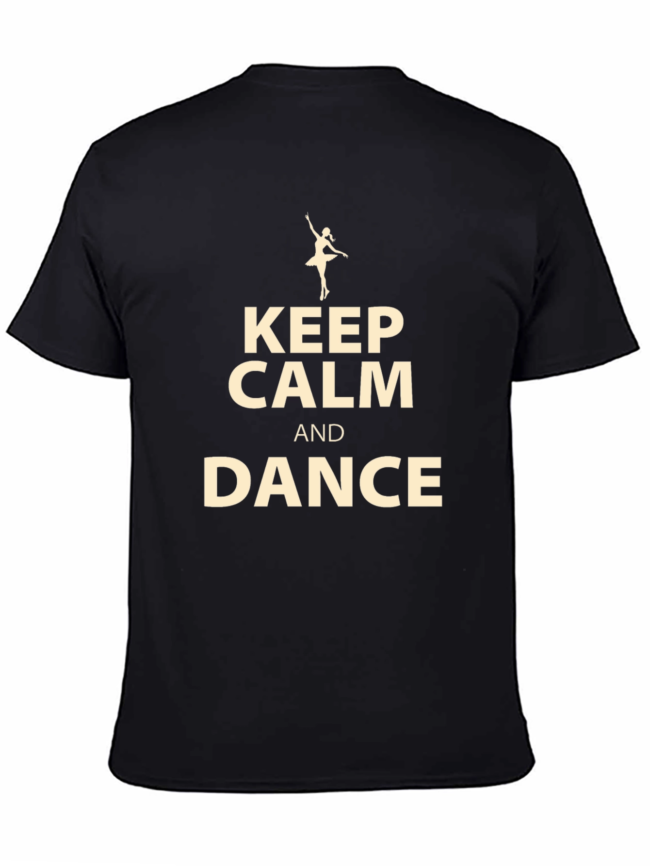 Keep Calm and Dance Black T-Shirt