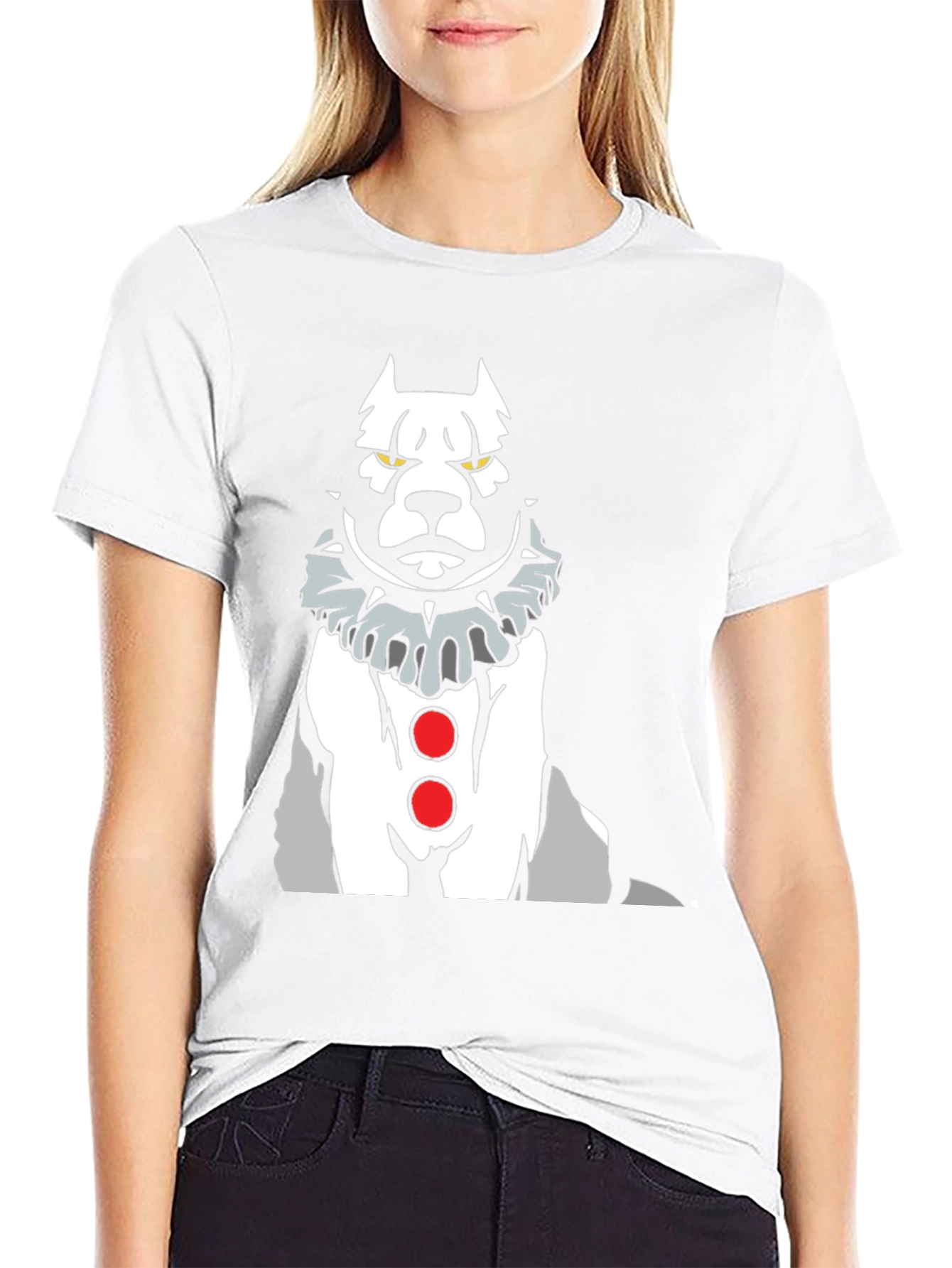 Clown Dog Graphic Tee - Mens Black T-Shirt