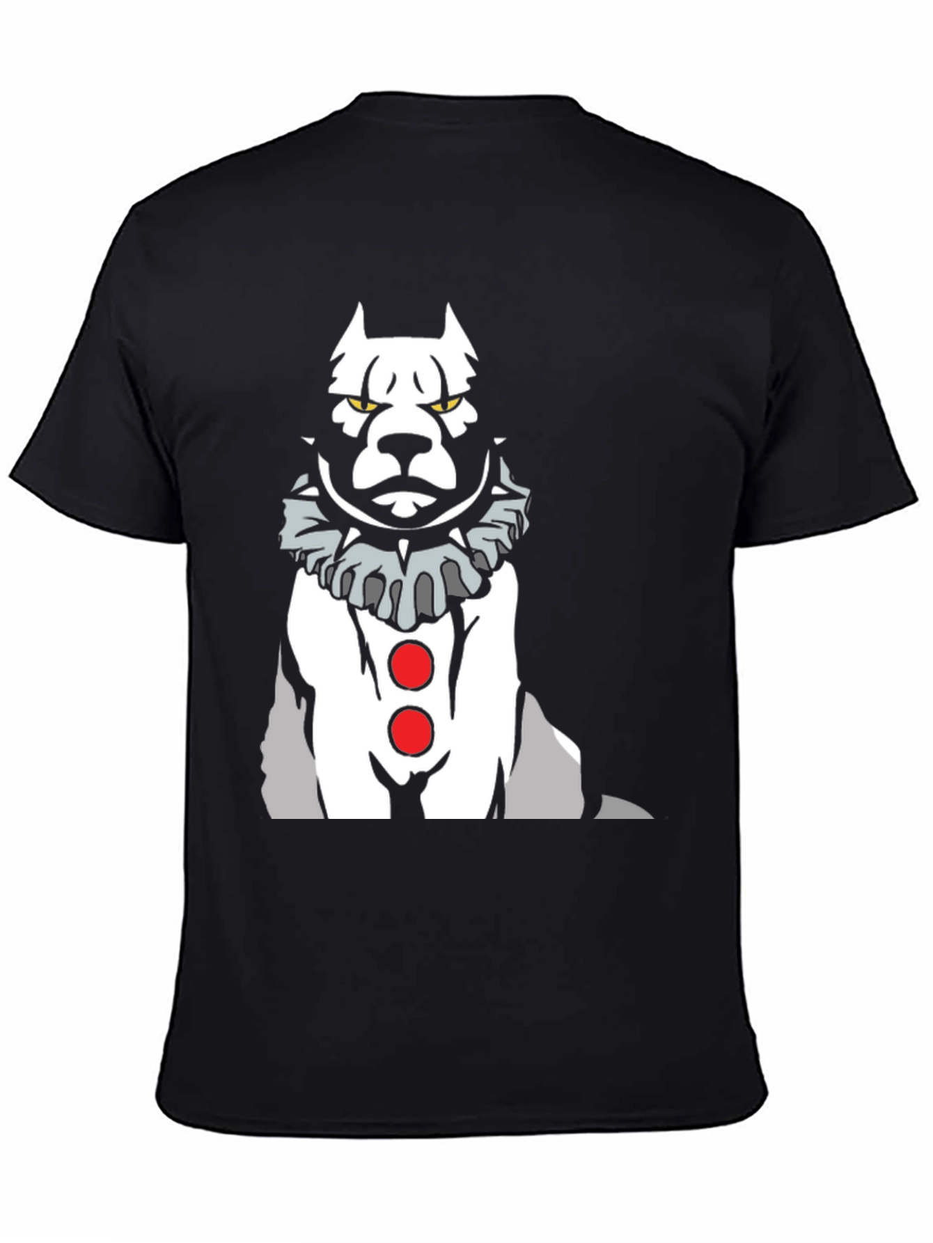 Clown Dog Graphic Tee - Mens Black T-Shirt