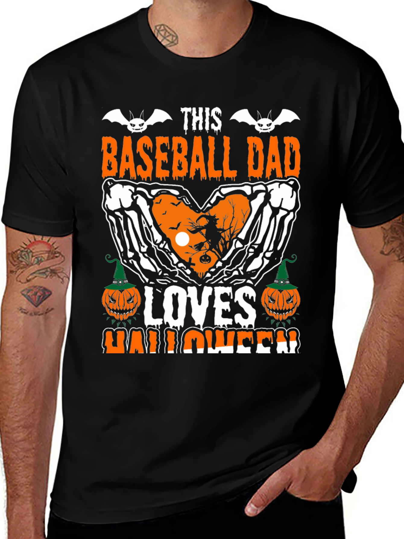 Baseball Dad Halloween T-Shirt