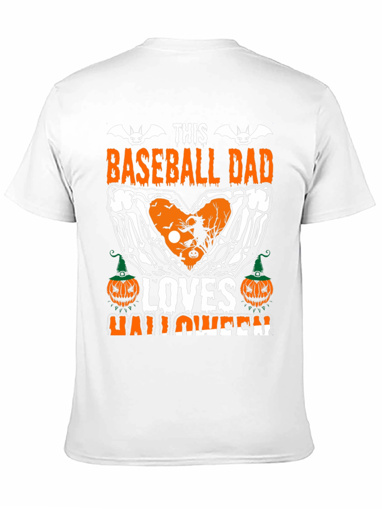 Baseball Dad Halloween T-Shirt