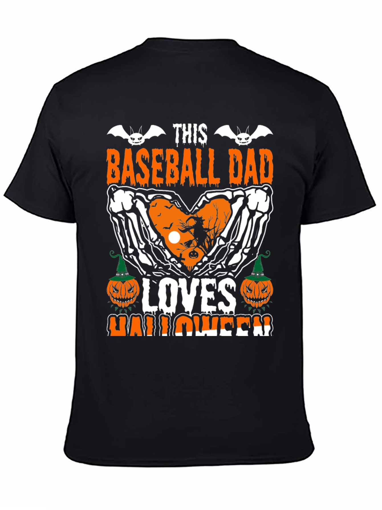 Baseball Dad Halloween T-Shirt