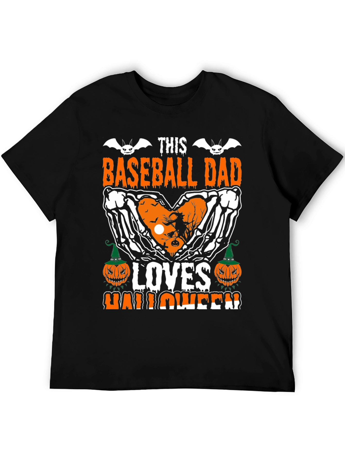 Baseball Dad Halloween T-Shirt