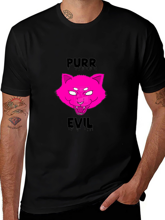 Purr Evil Black T-Shirt