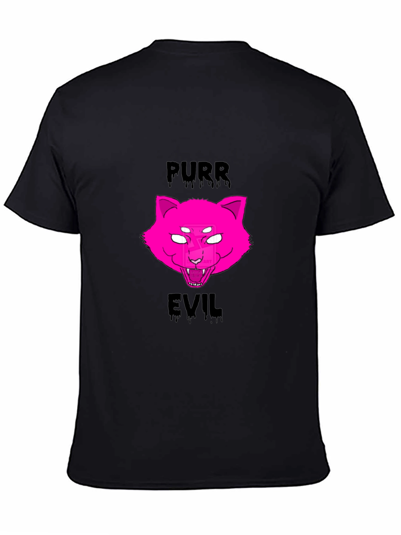 Purr Evil Black T-Shirt