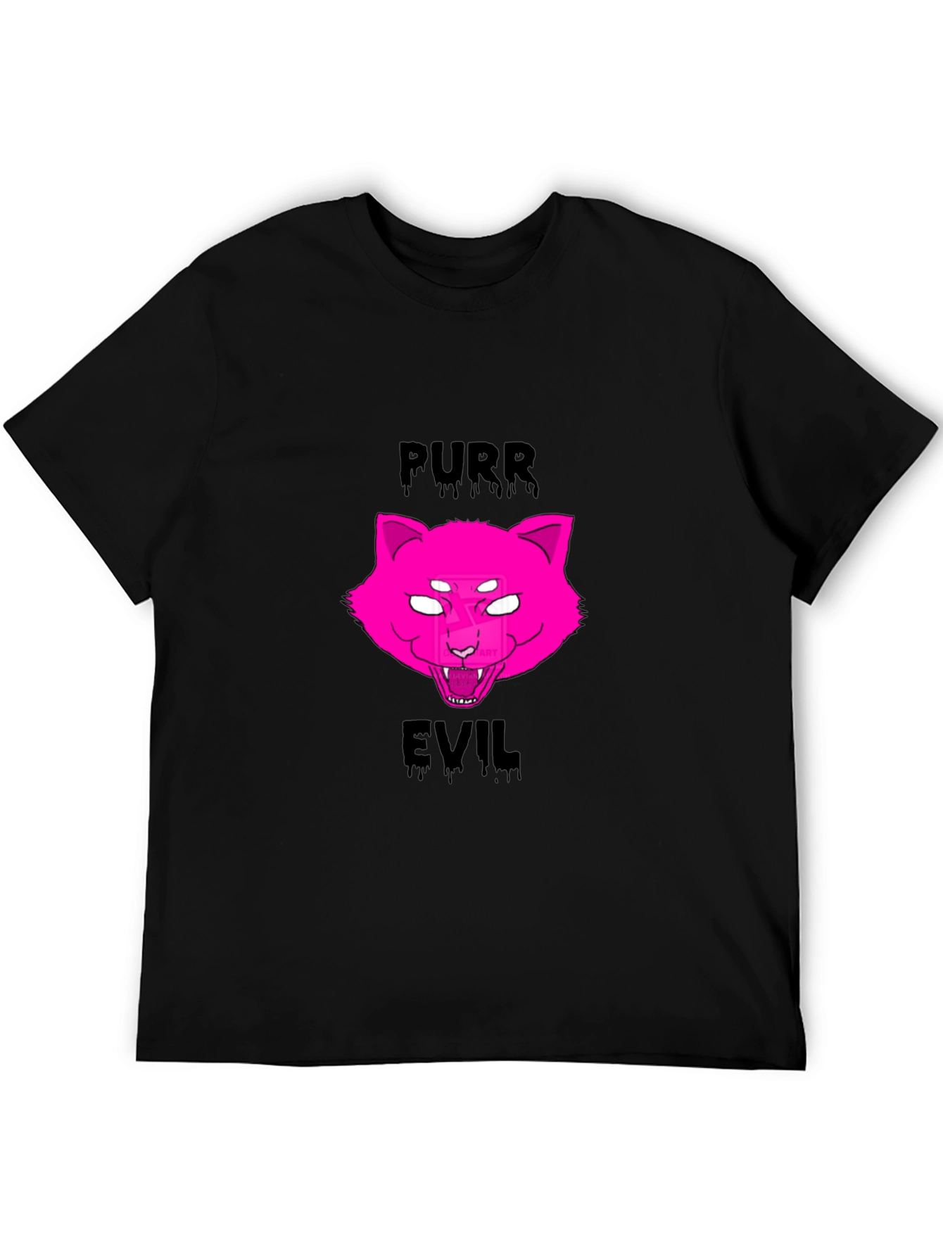 Purr Evil Black T-Shirt