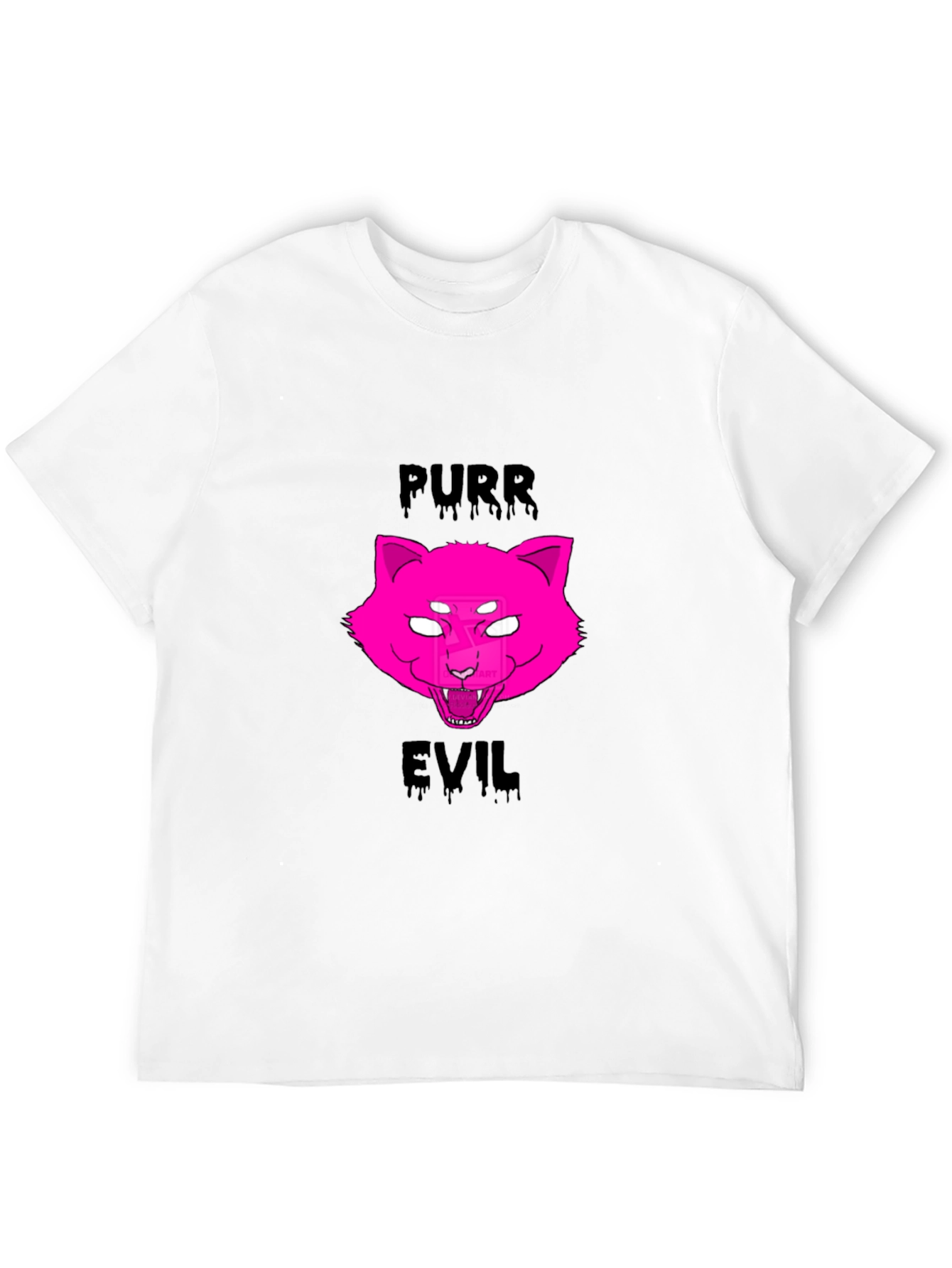 Purr Evil Black T-Shirt