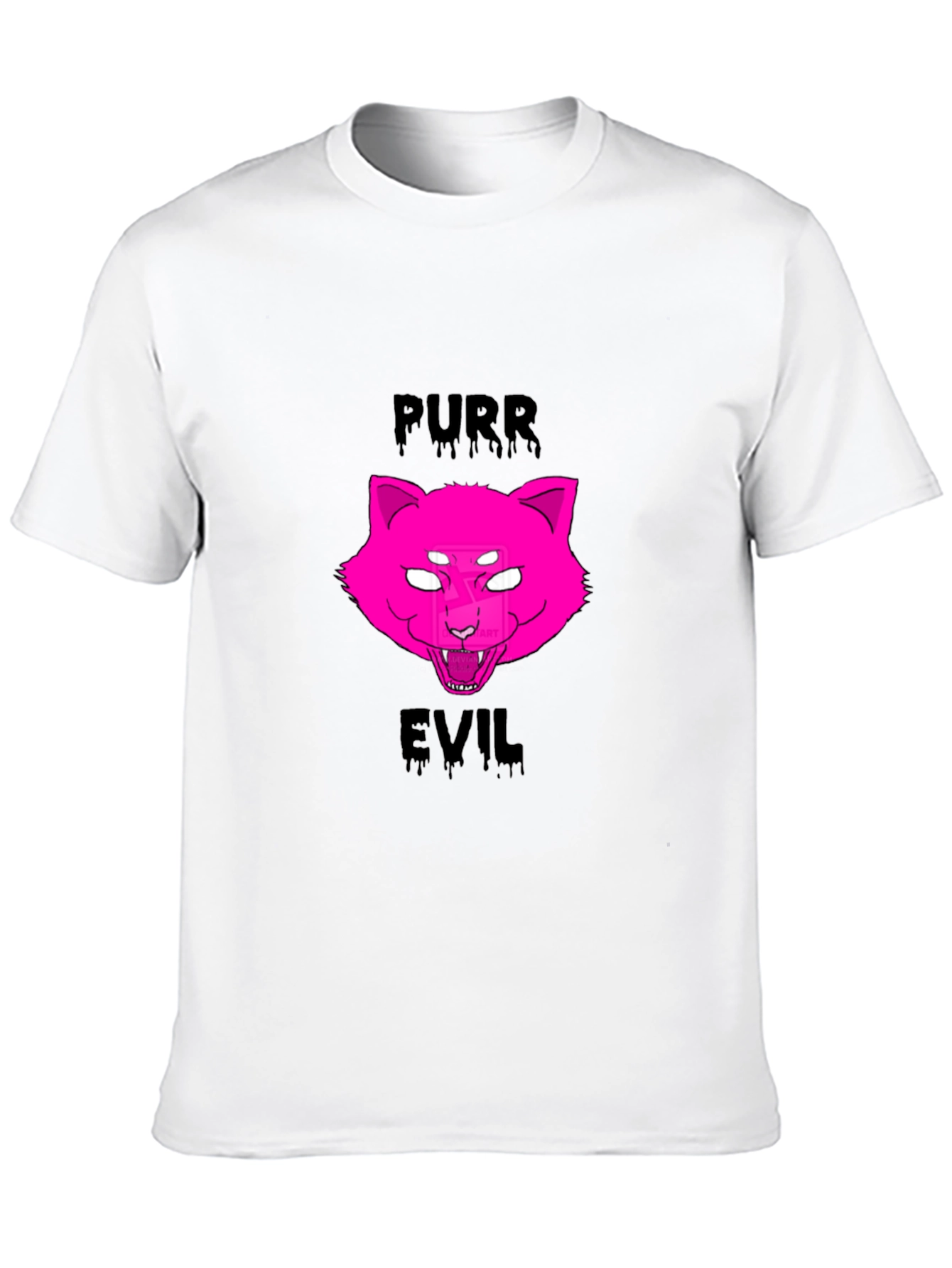 Purr Evil Black T-Shirt