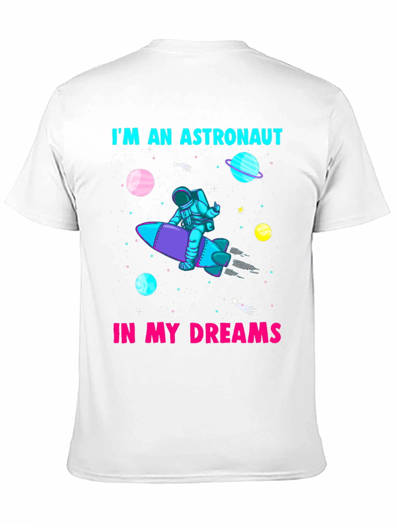 Astronaut In My Dreams Black T-Shirt