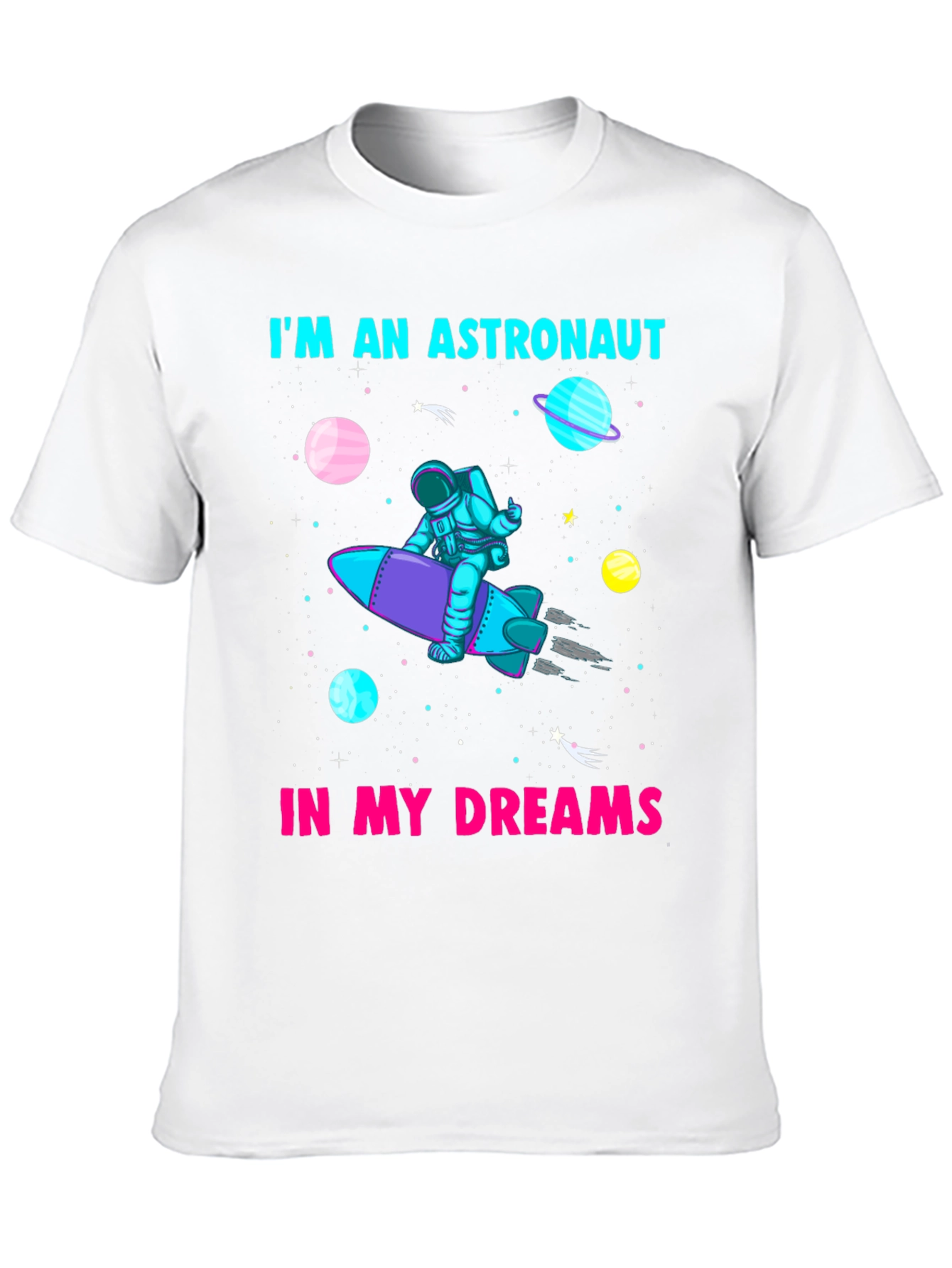 Astronaut In My Dreams Black T-Shirt