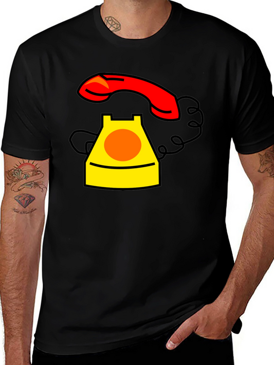 Retro Rotary Phone Graphic T-Shirt