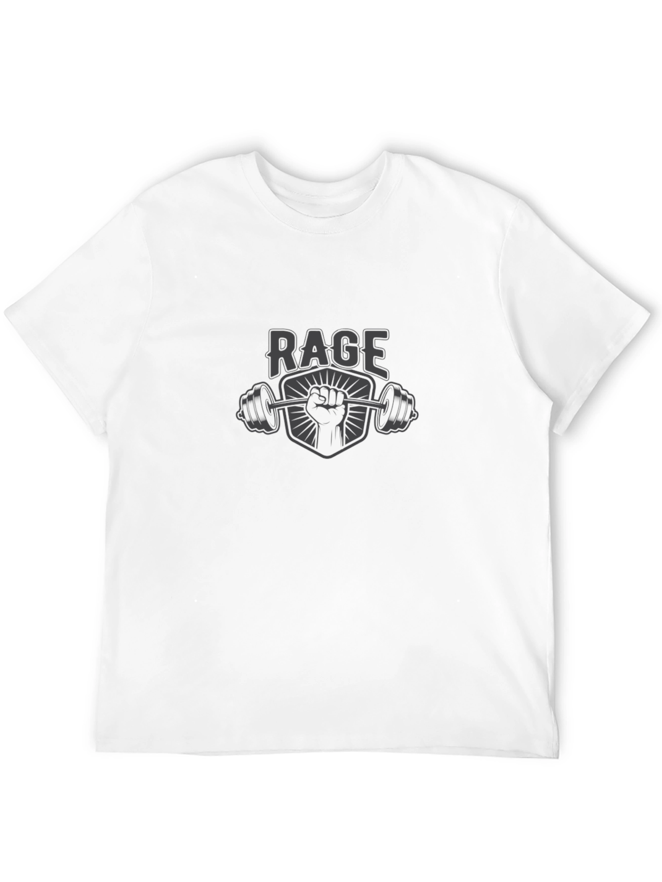 Rage Fitness Graphic T-Shirt - Black