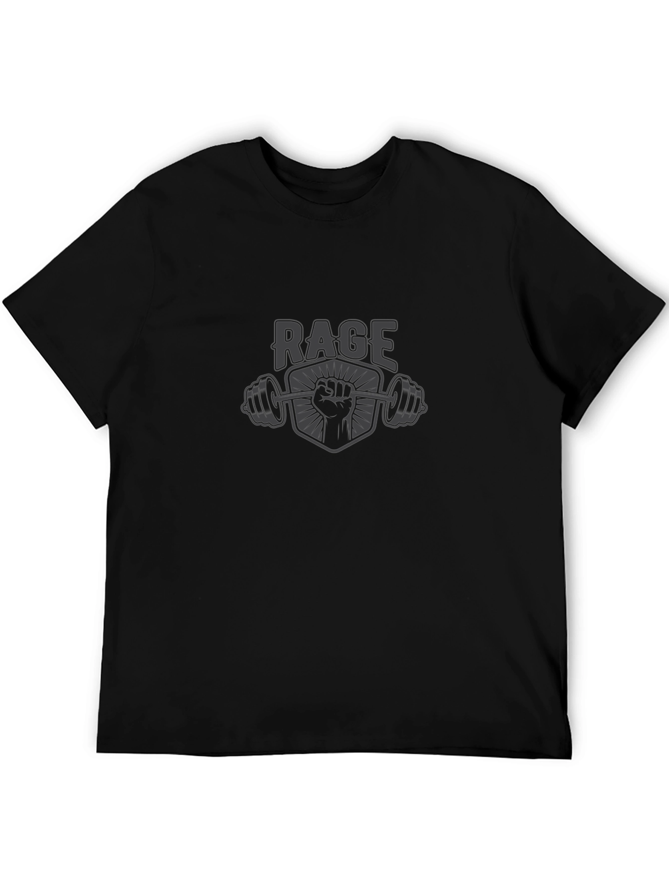 Rage Fitness Graphic T-Shirt - Black