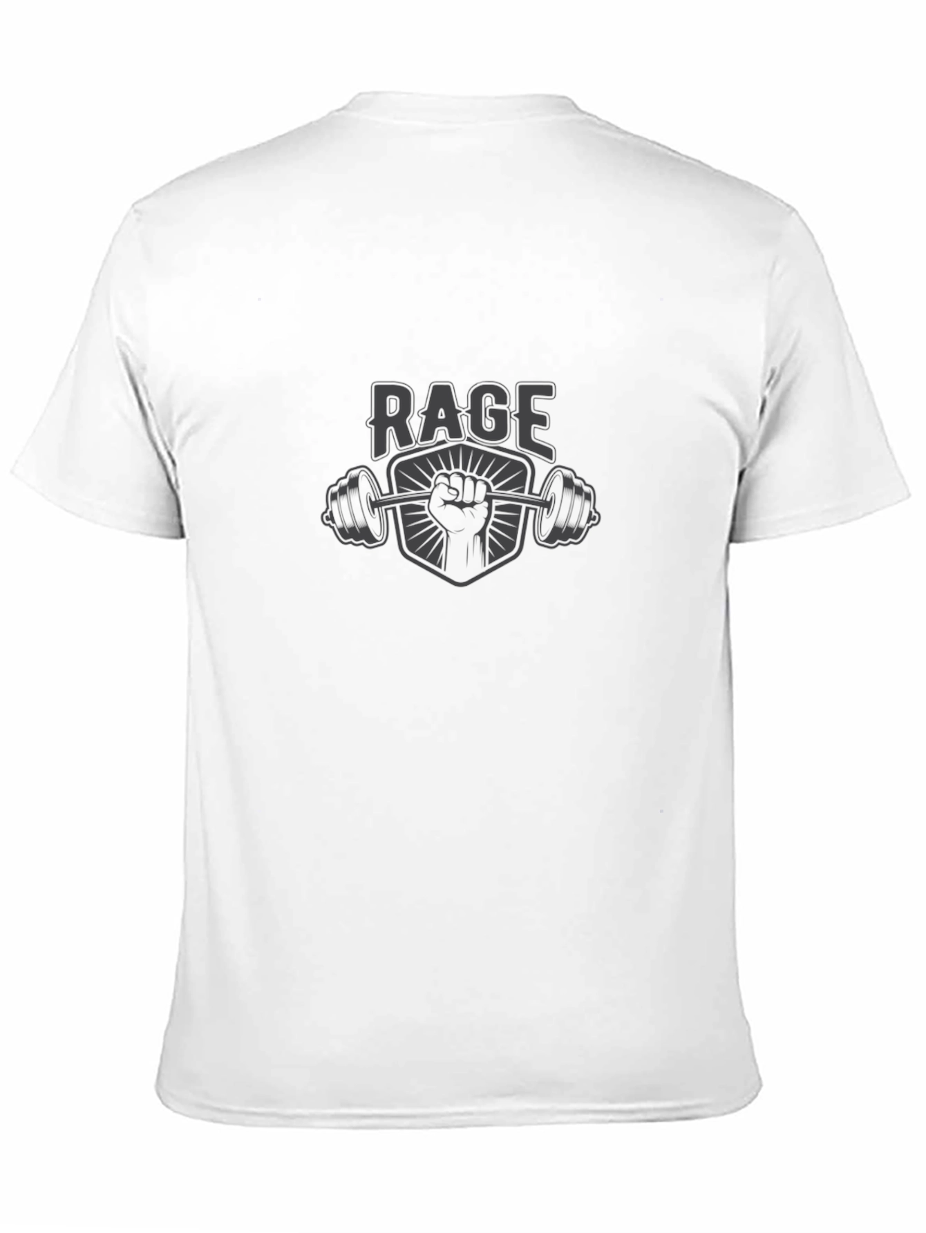 Rage Fitness Graphic T-Shirt - Black