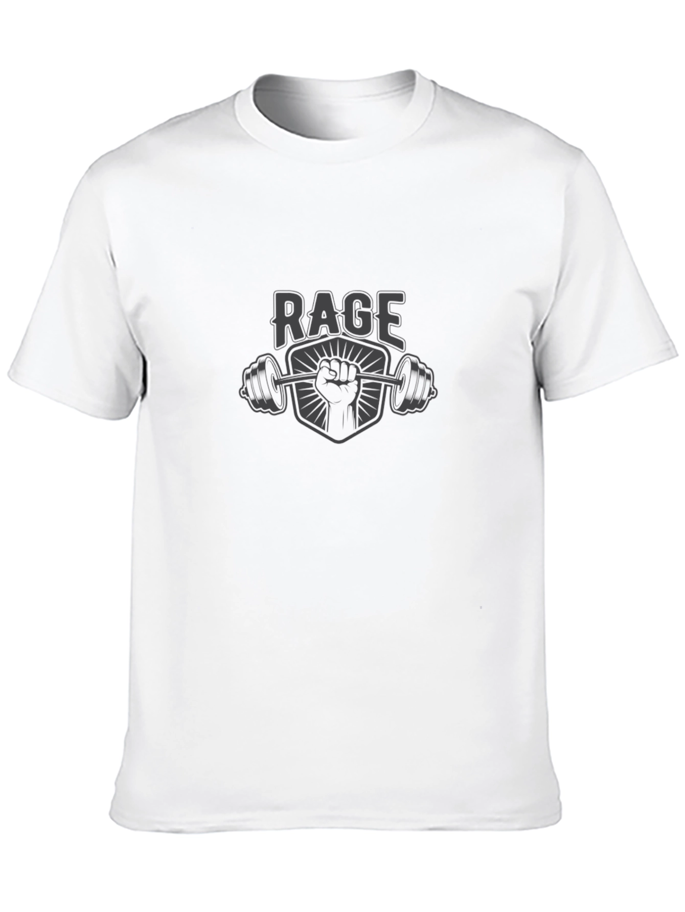 Rage Fitness Graphic T-Shirt - Black