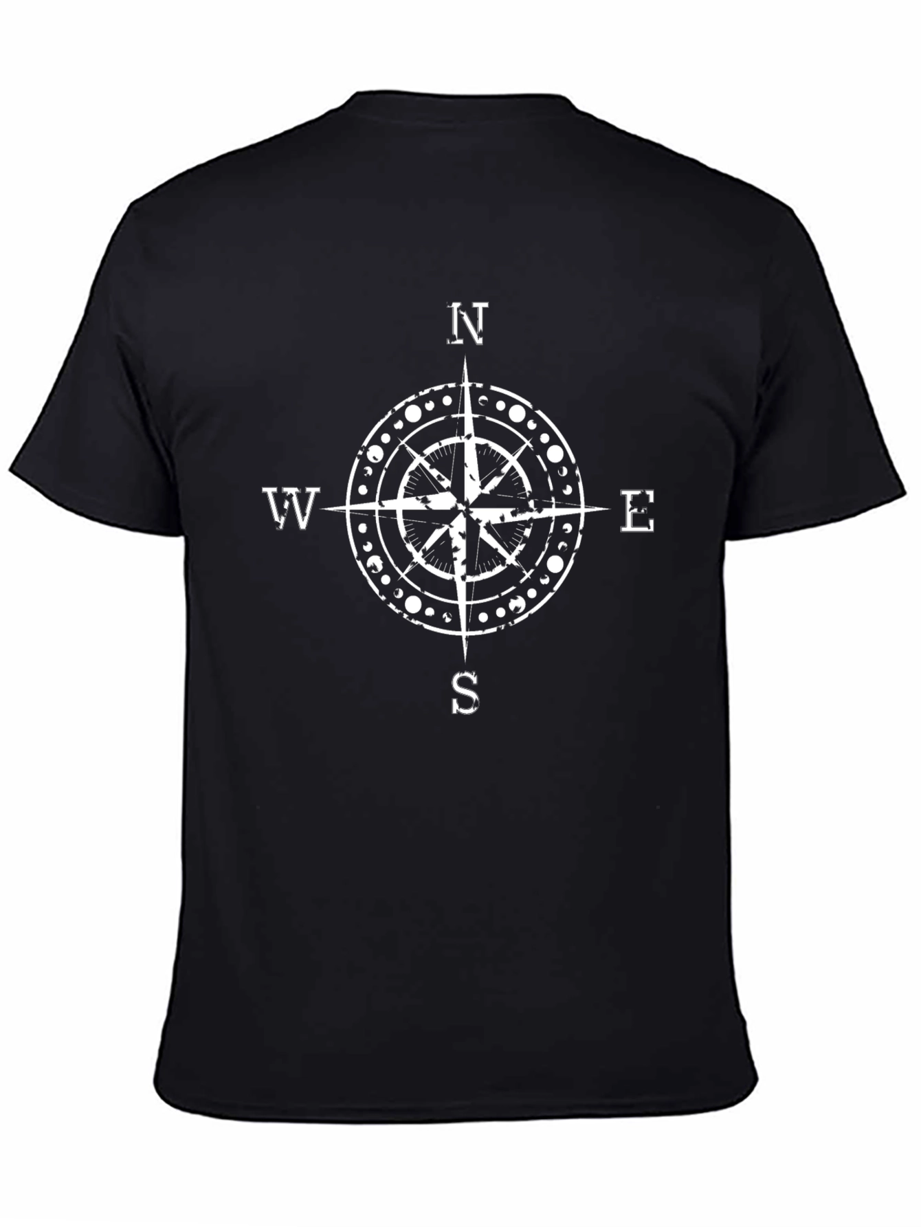 Compass Graphic Black T-Shirt