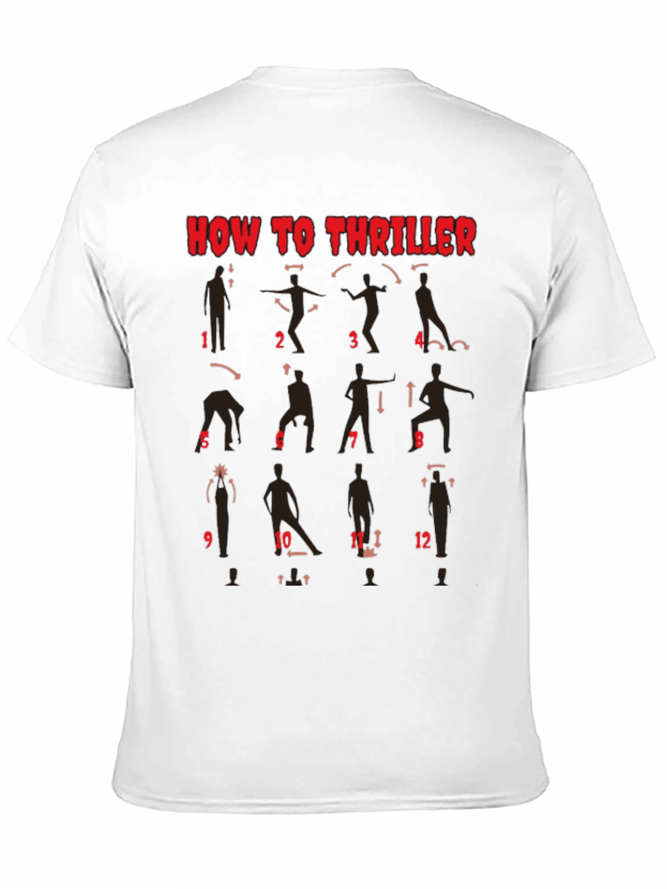 How to Thriller Dance Steps Graphic T-Shirt