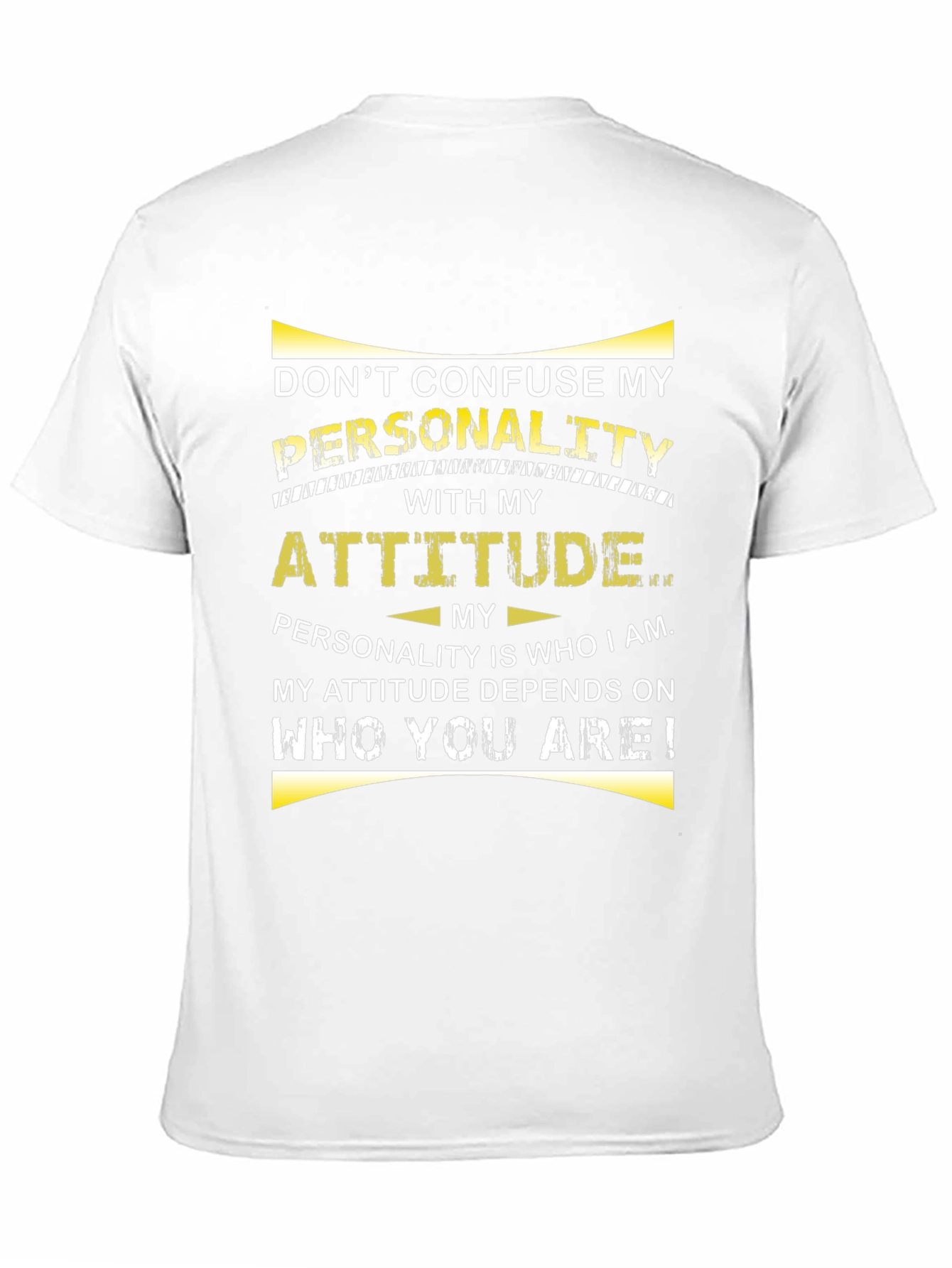Dont Confuse My Personality Graphic T-Shirt