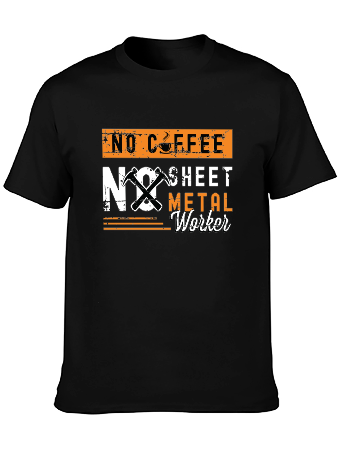 No Coffee No Sheet Metal Worker Graphic Tee