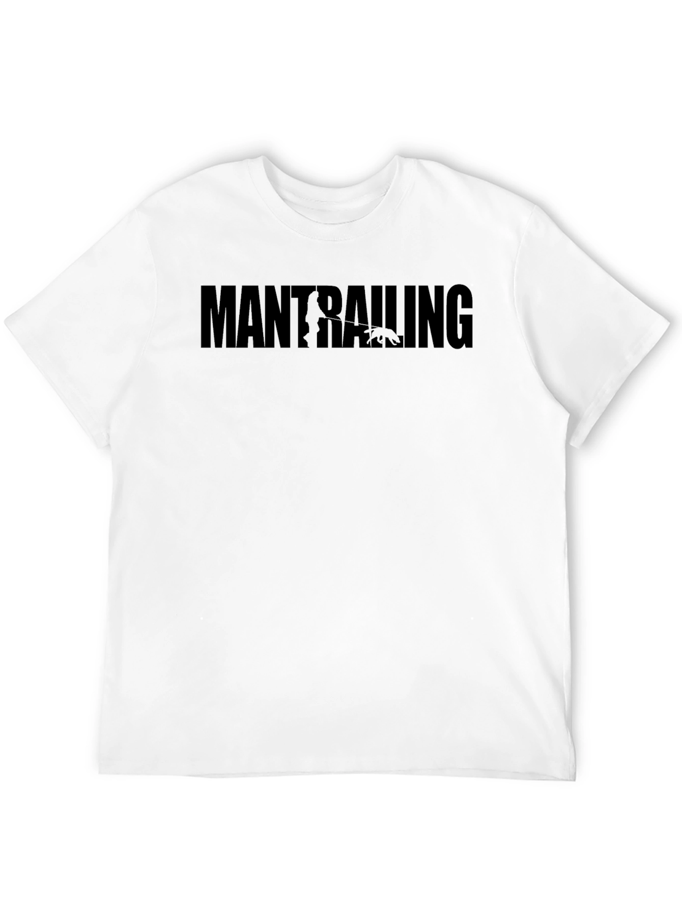 ManTrailing Graphic Tee - Black
