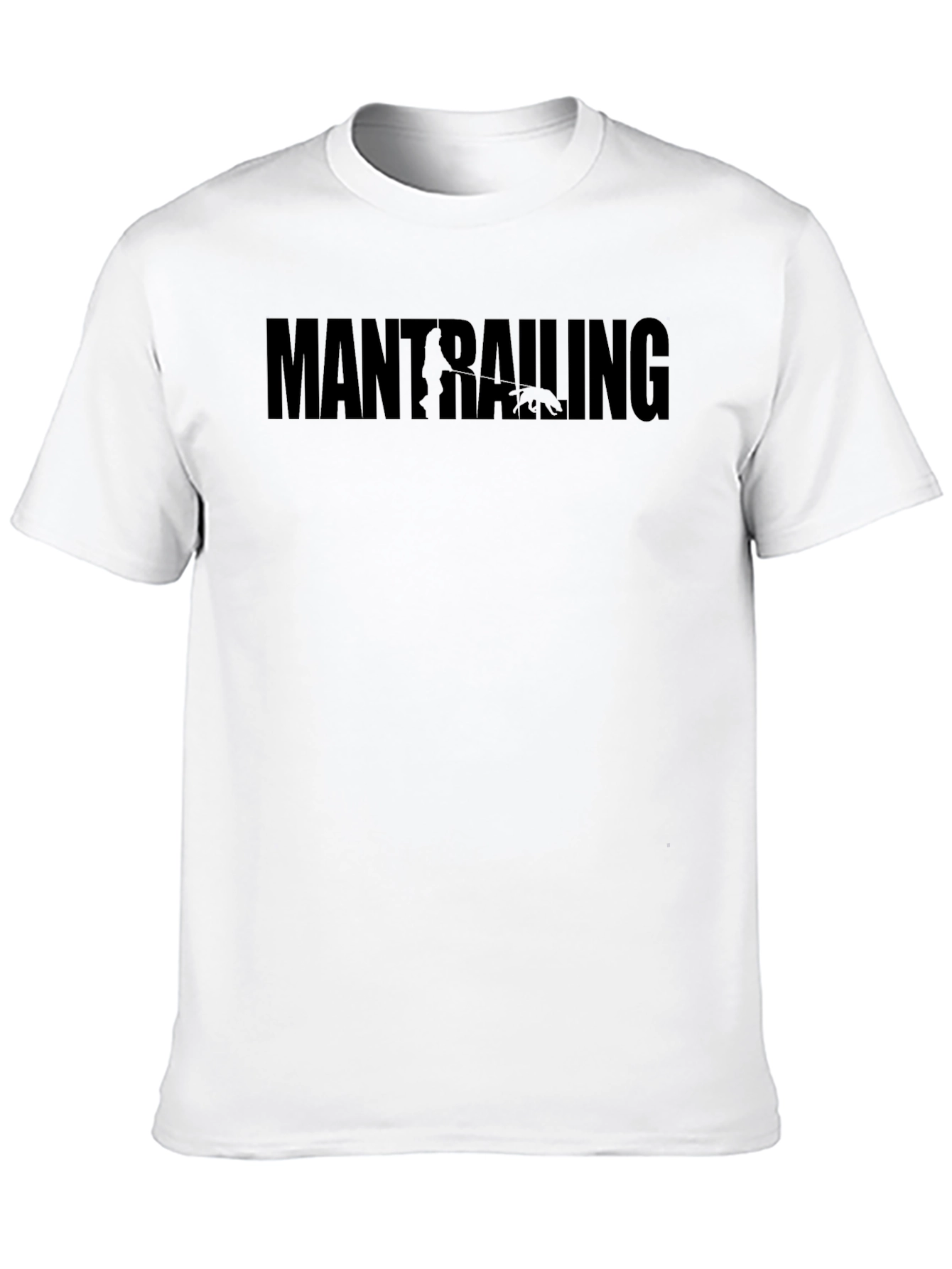 ManTrailing Graphic Tee - Black