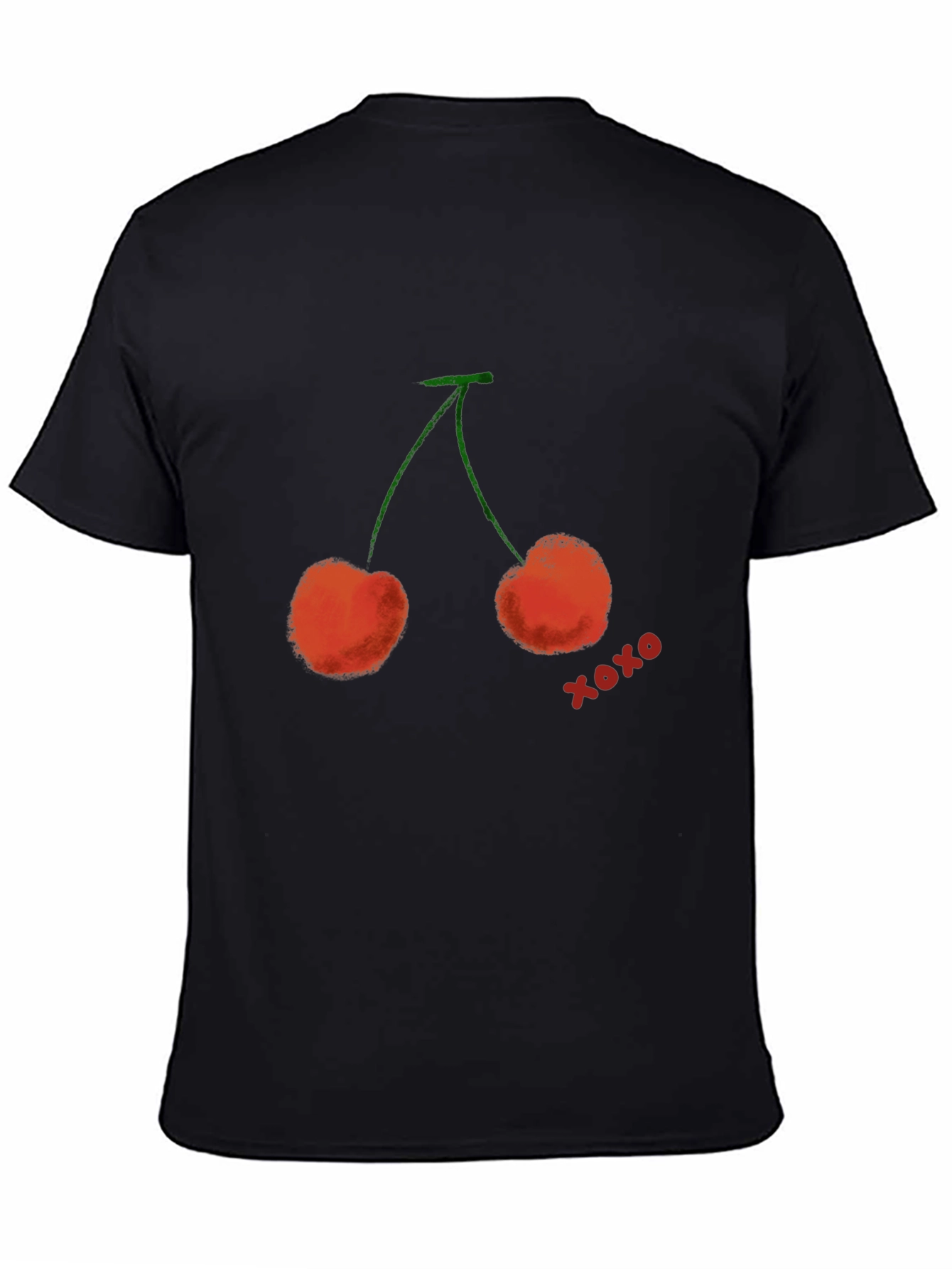 Cherry XOXO Graphic T-Shirt - Trendy Casual Wear