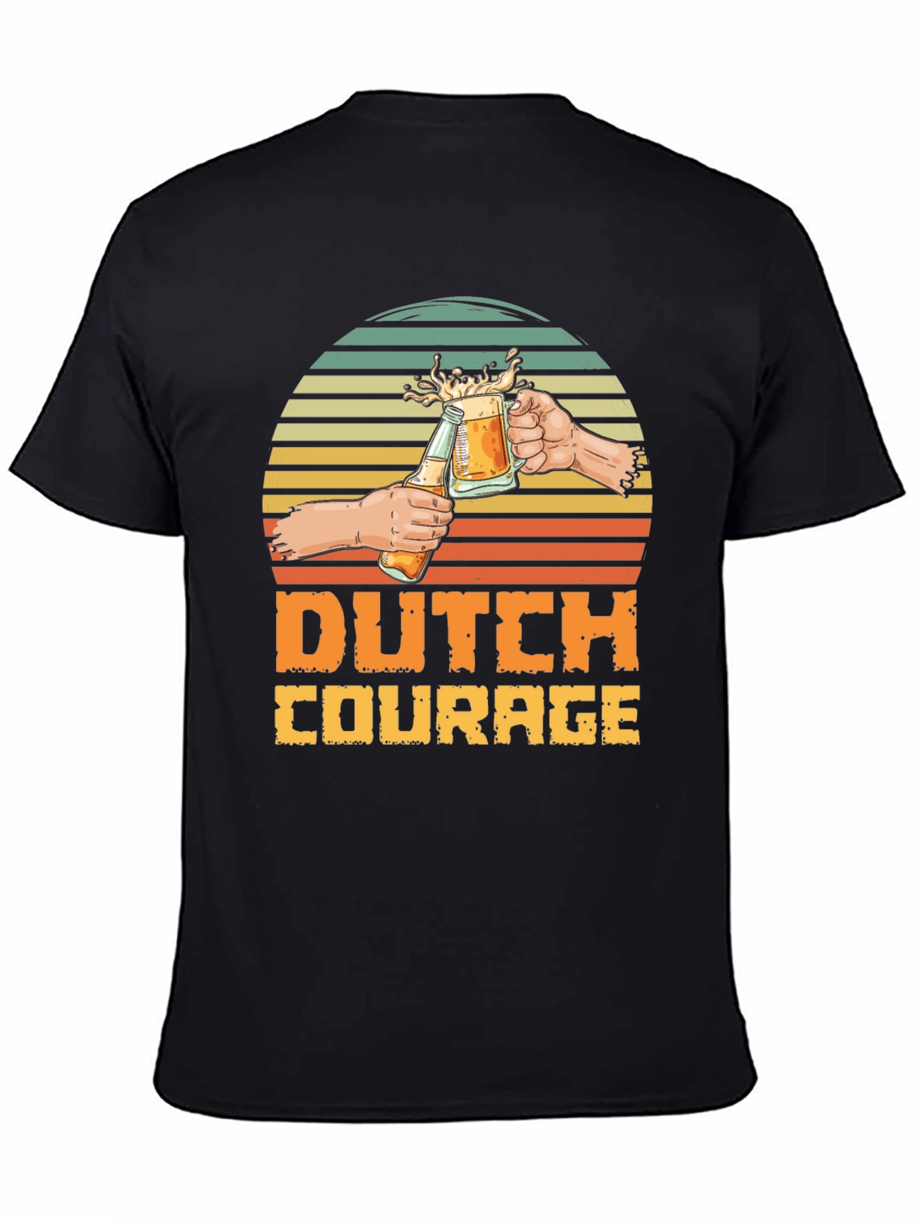 Dutch Courage Graphic Tee - Beer Toast Design