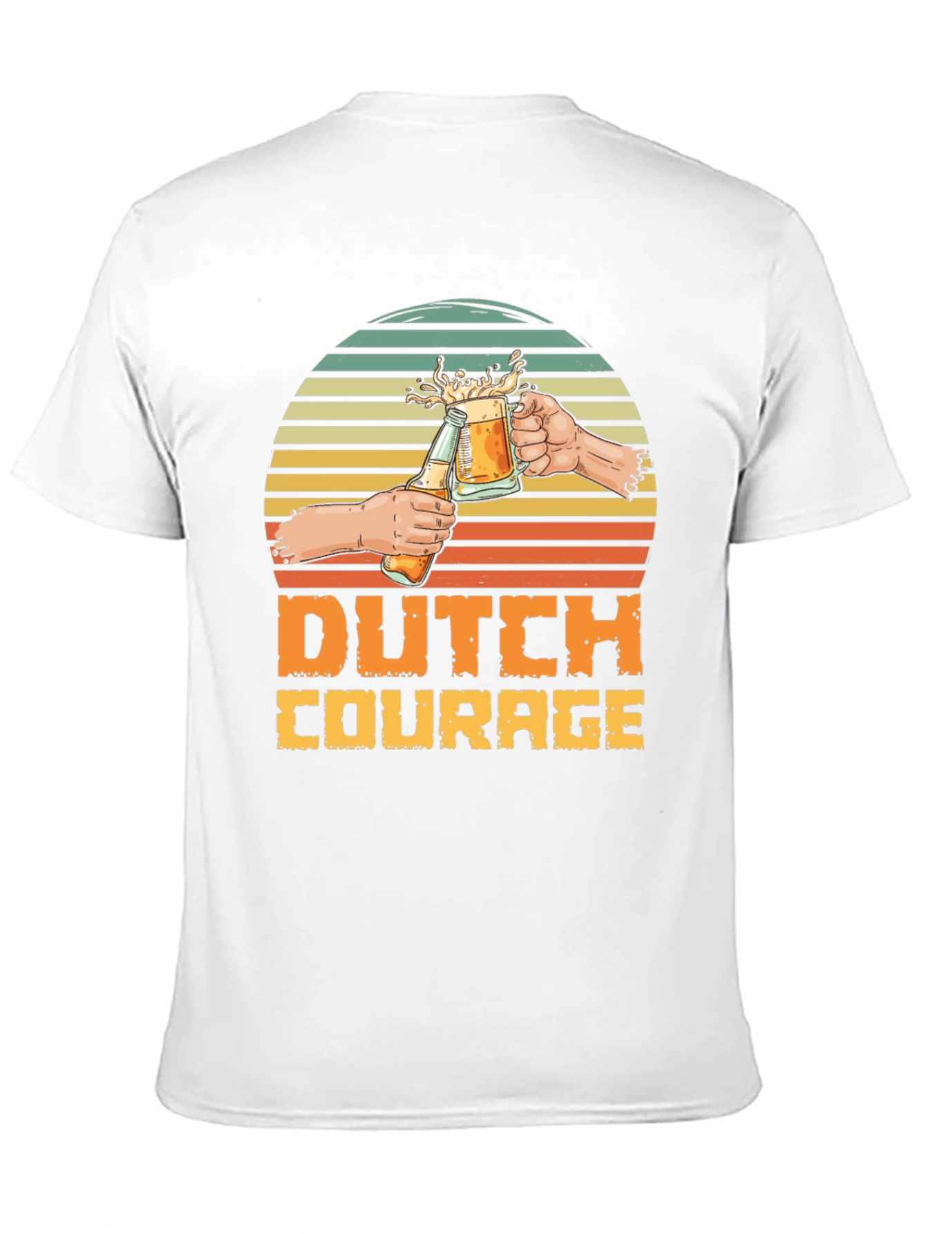 Dutch Courage Graphic Tee - Beer Toast Design