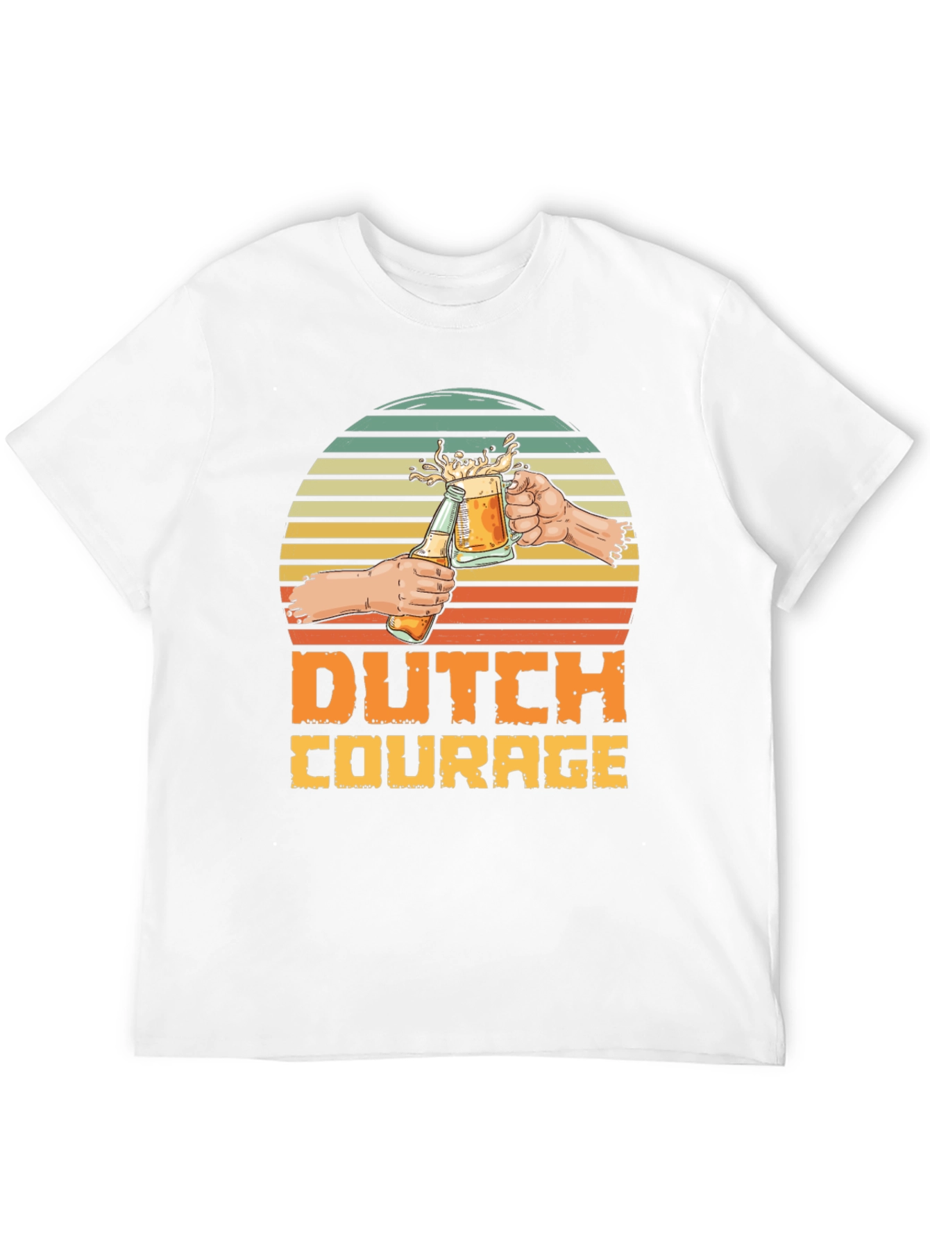 Dutch Courage Graphic Tee - Beer Toast Design