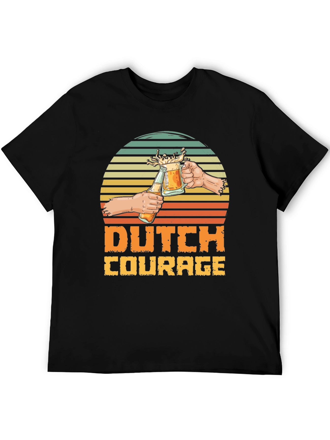 Dutch Courage Graphic Tee - Beer Toast Design