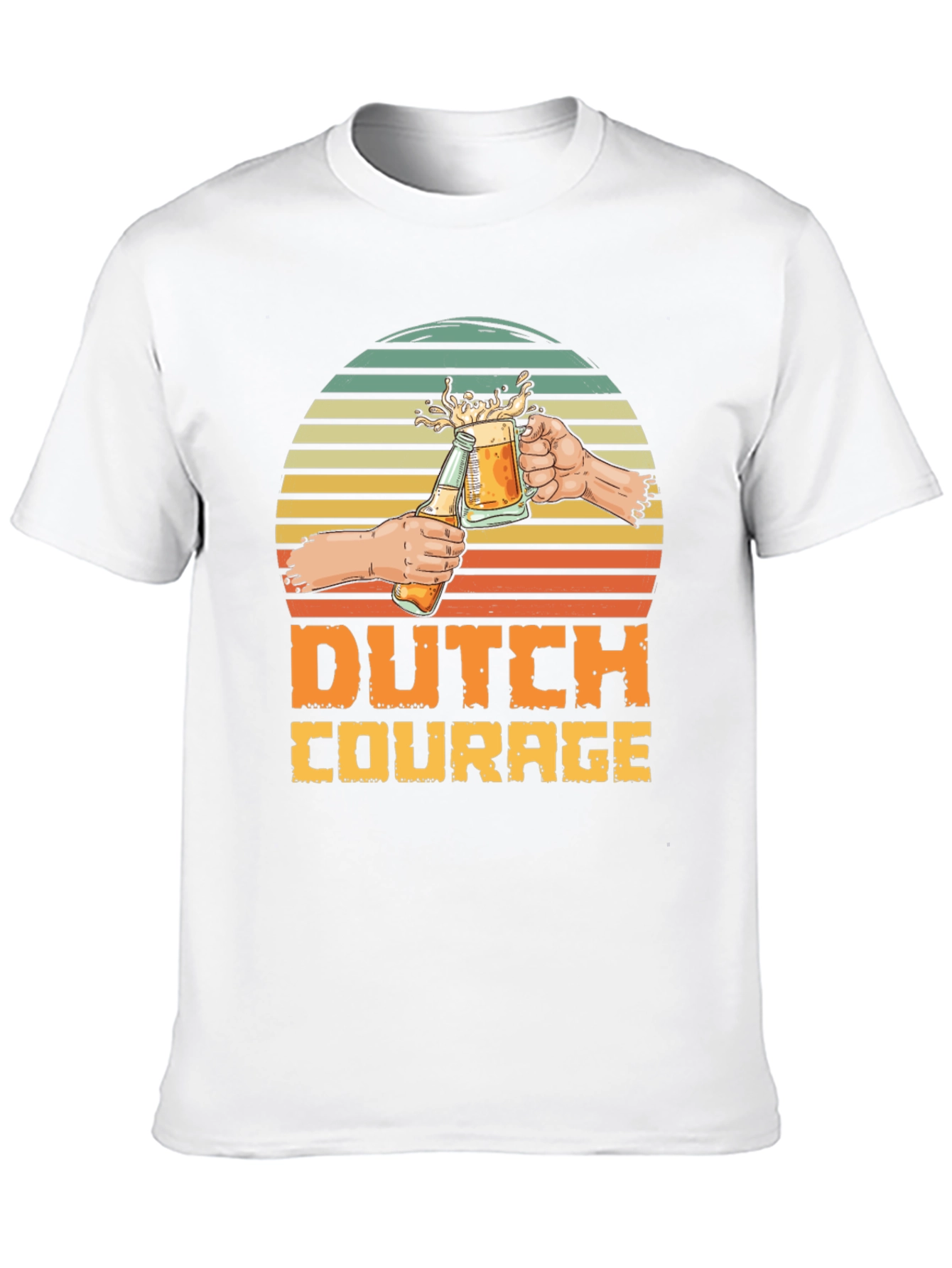 Dutch Courage Graphic Tee - Beer Toast Design