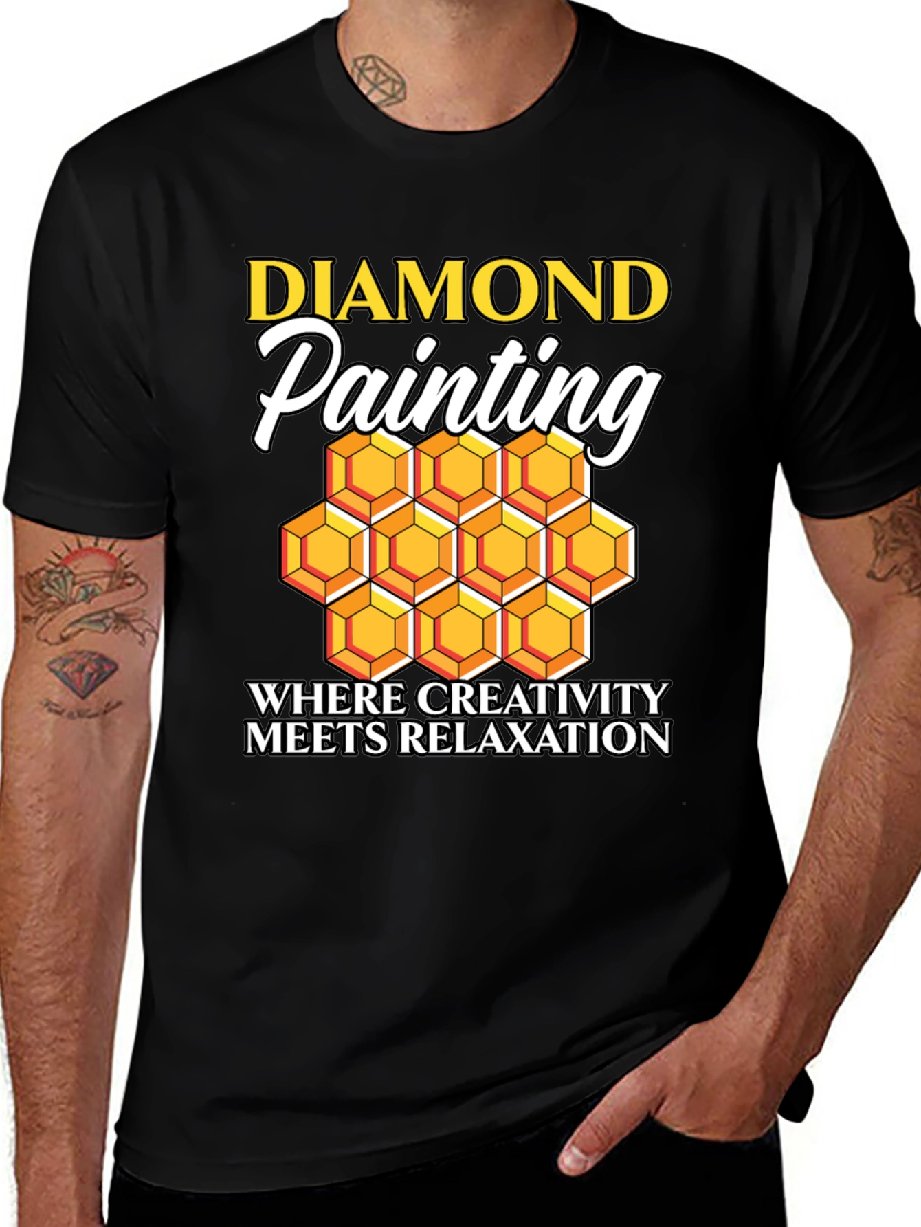 Diamond Painting Hobby Tee - Creativity & Relaxation