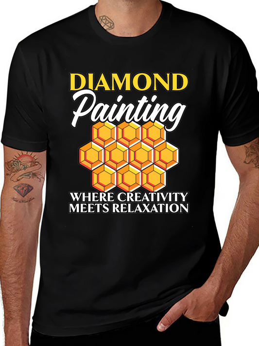 Diamond Painting Hobby Tee - Creativity & Relaxation