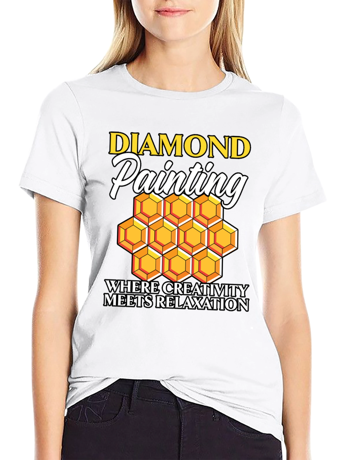 Diamond Painting Hobby Tee - Creativity & Relaxation