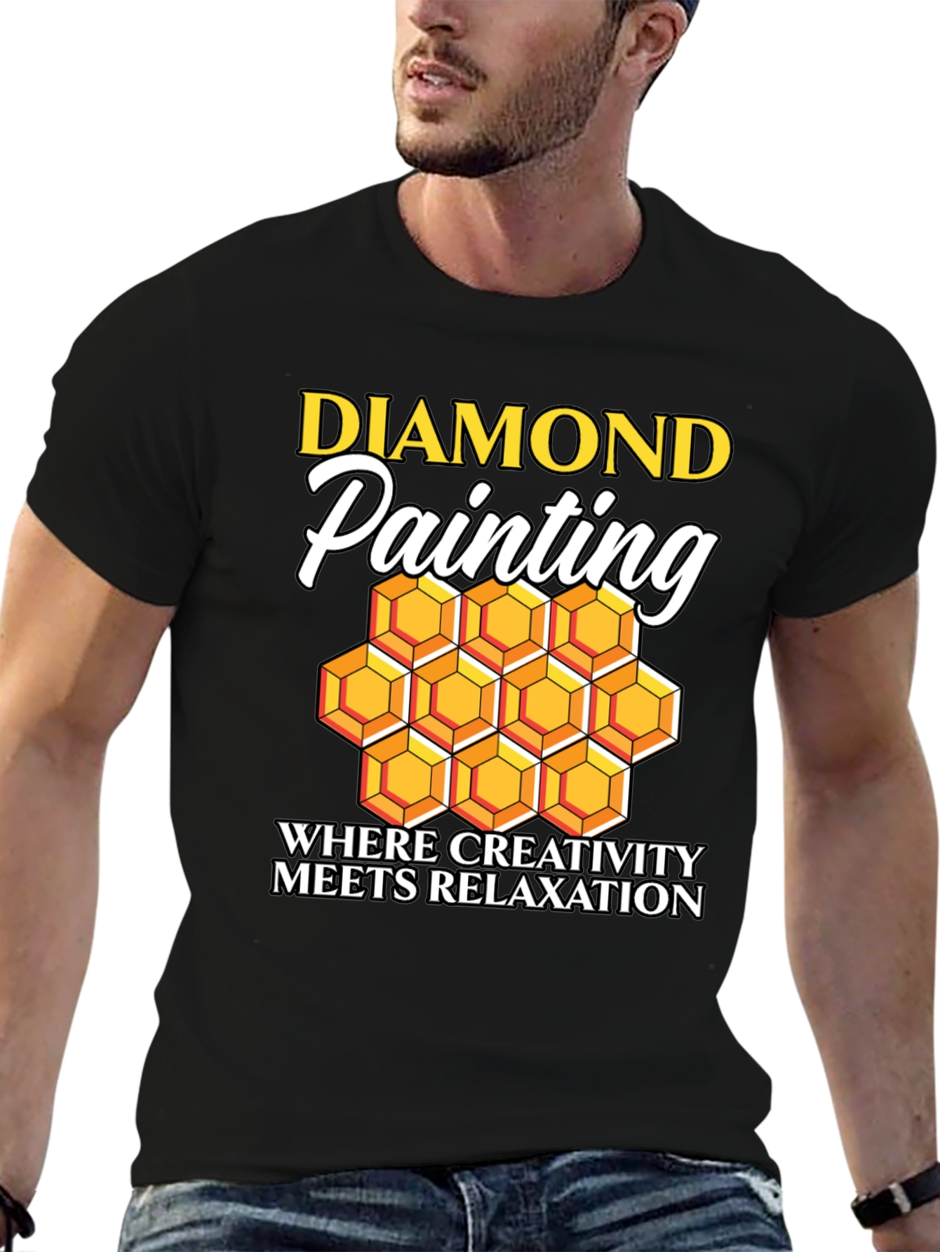 Diamond Painting Hobby Tee - Creativity & Relaxation