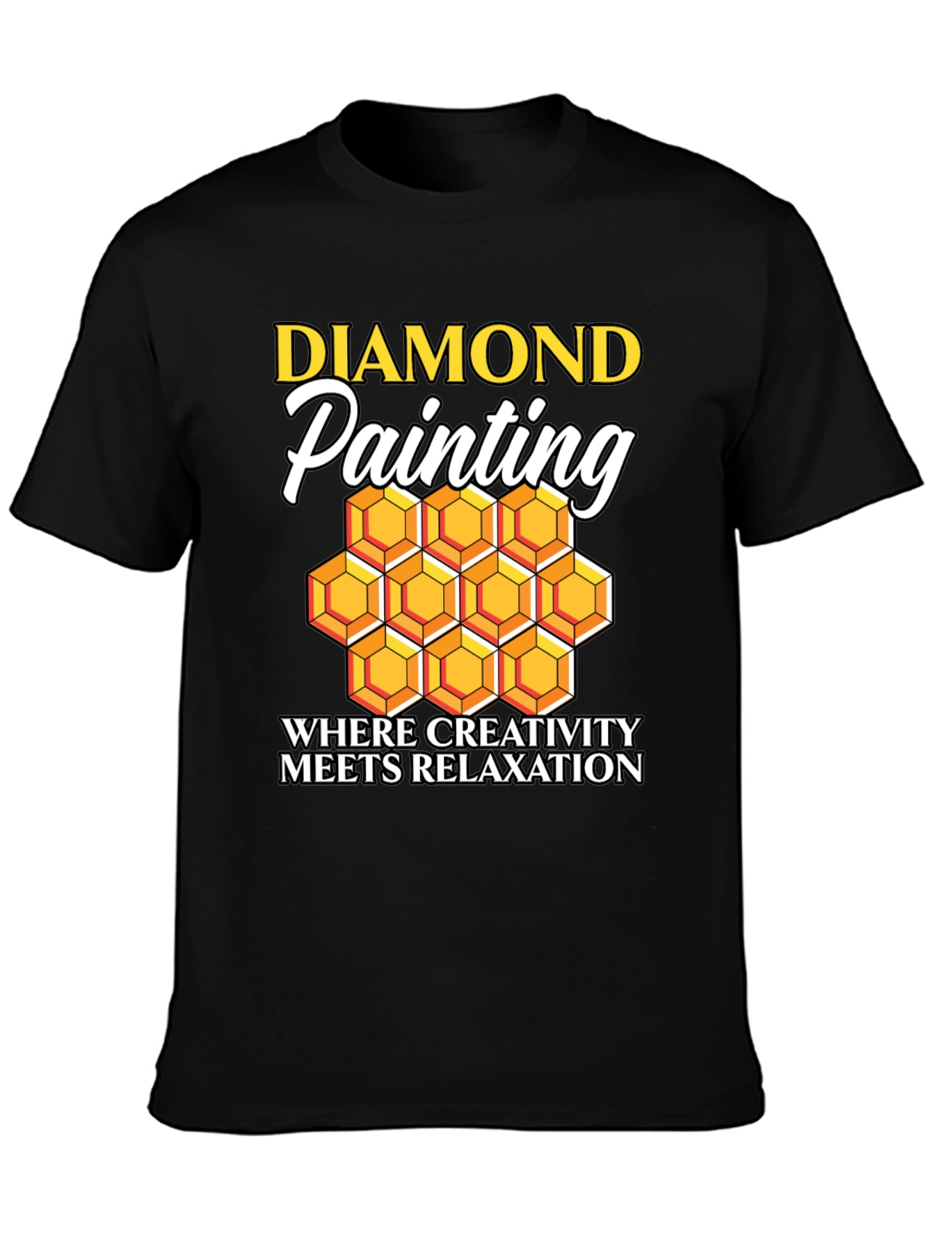 Diamond Painting Hobby Tee - Creativity & Relaxation
