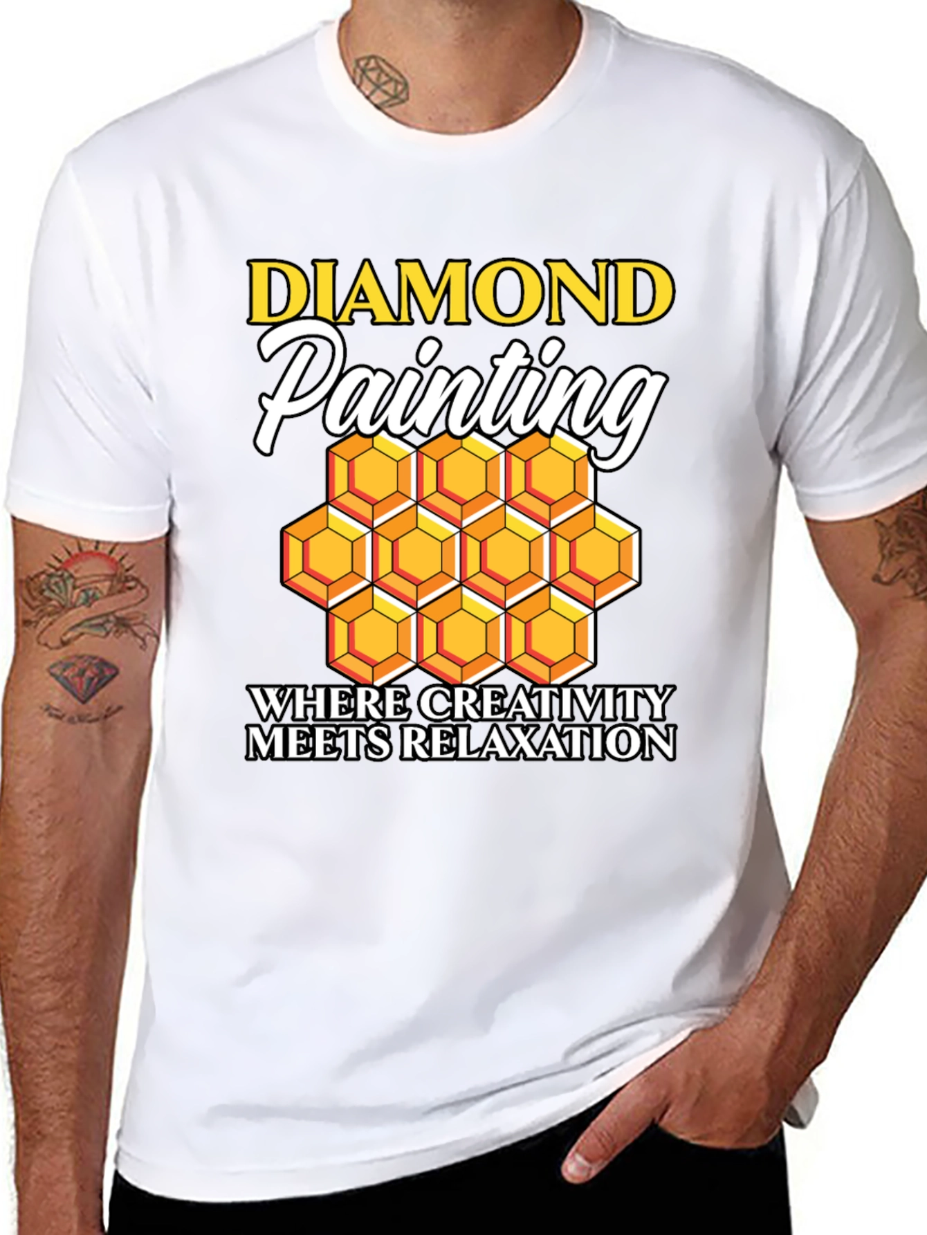 Diamond Painting Hobby Tee - Creativity & Relaxation