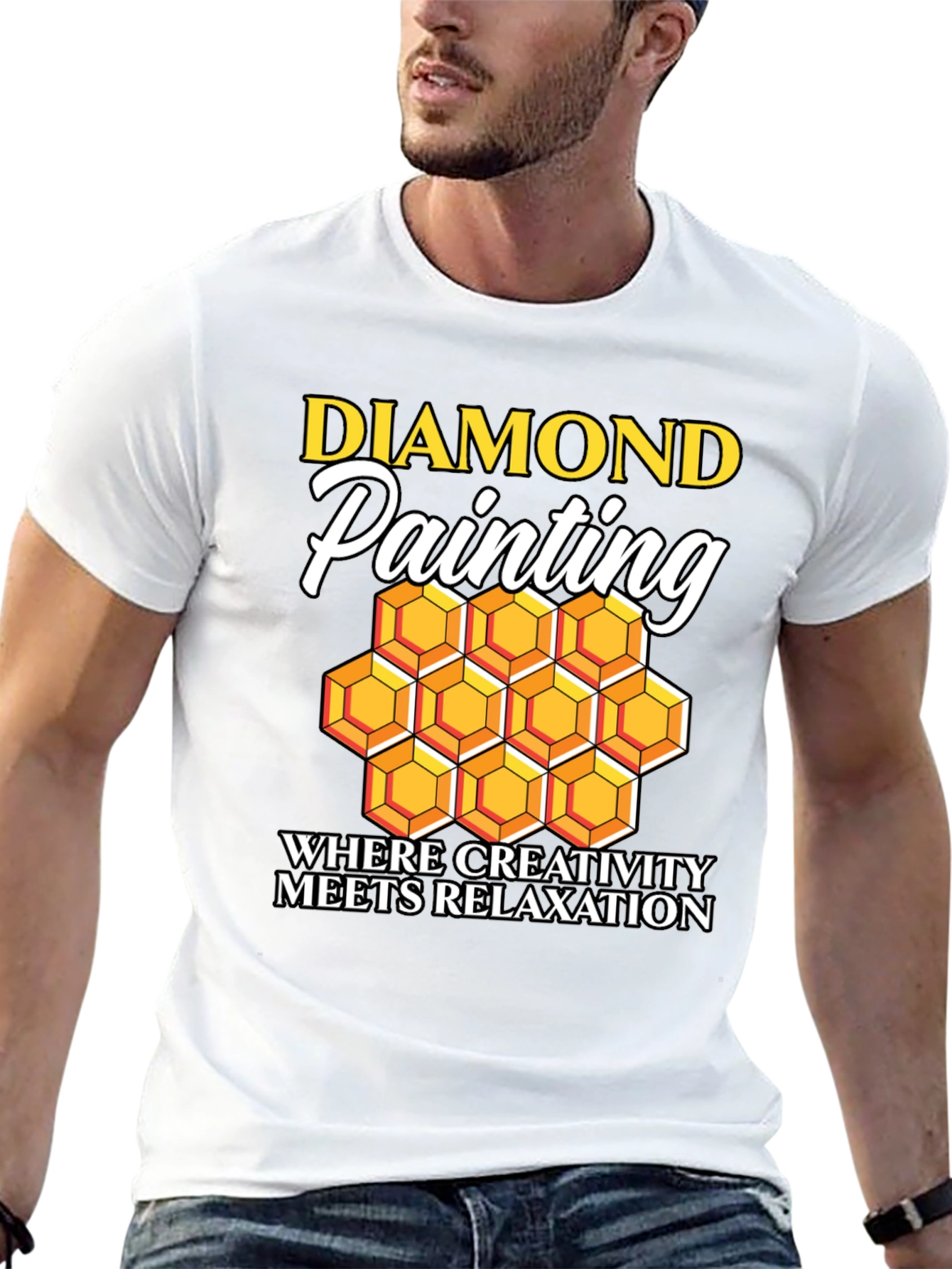 Diamond Painting Hobby Tee - Creativity & Relaxation