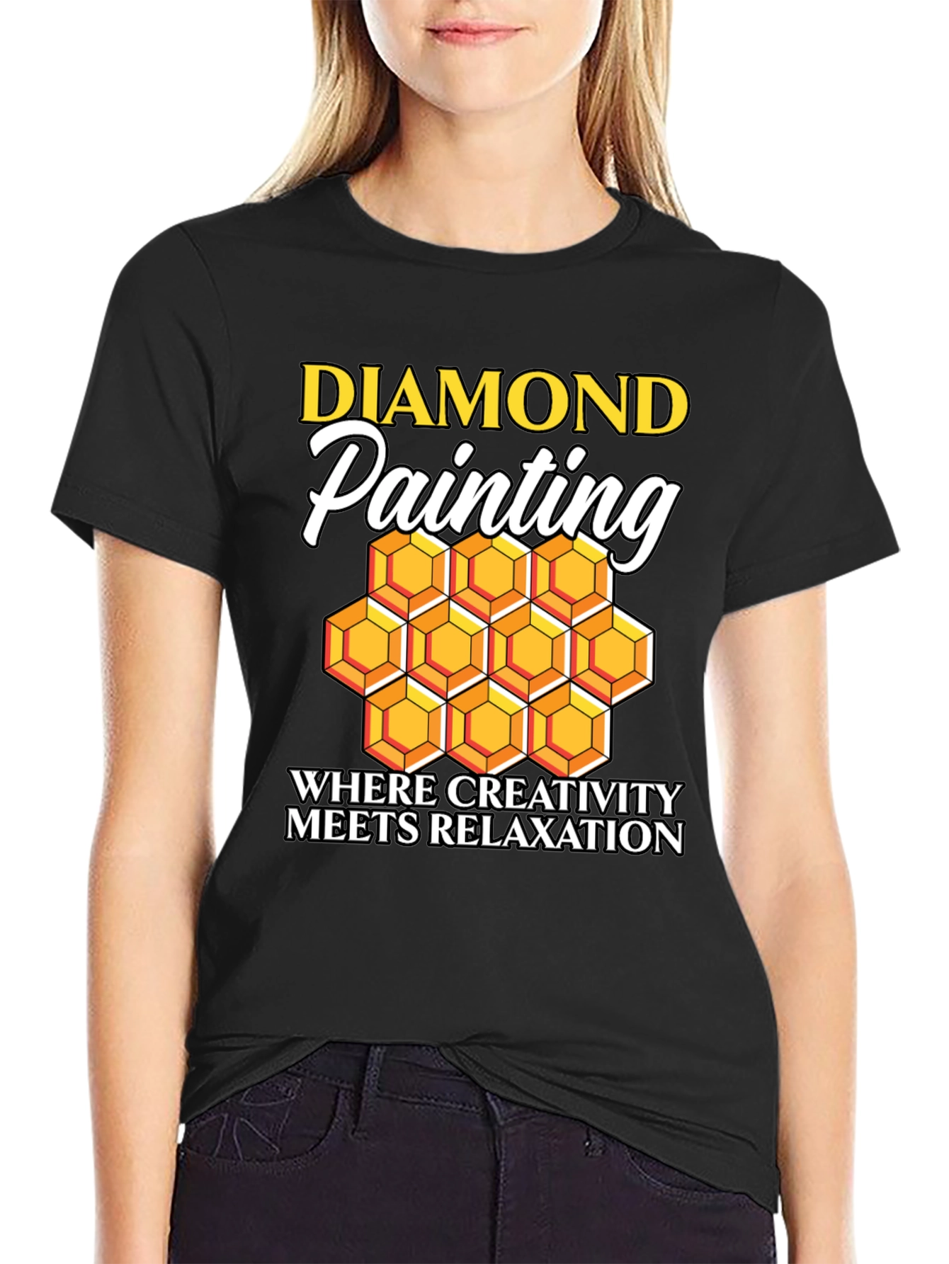 Diamond Painting Hobby Tee - Creativity & Relaxation