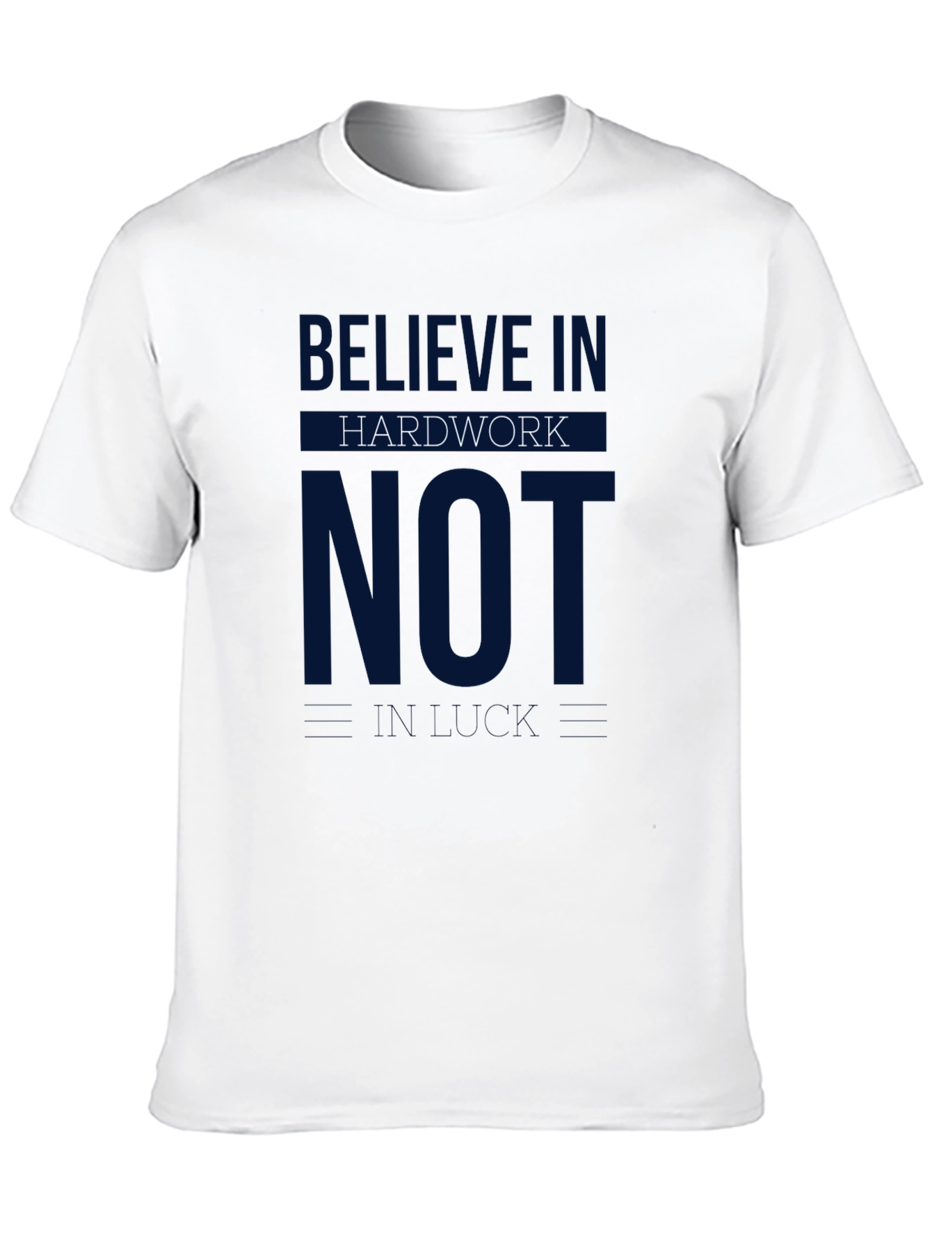 Believe in Hard Work Black Graphic Tee