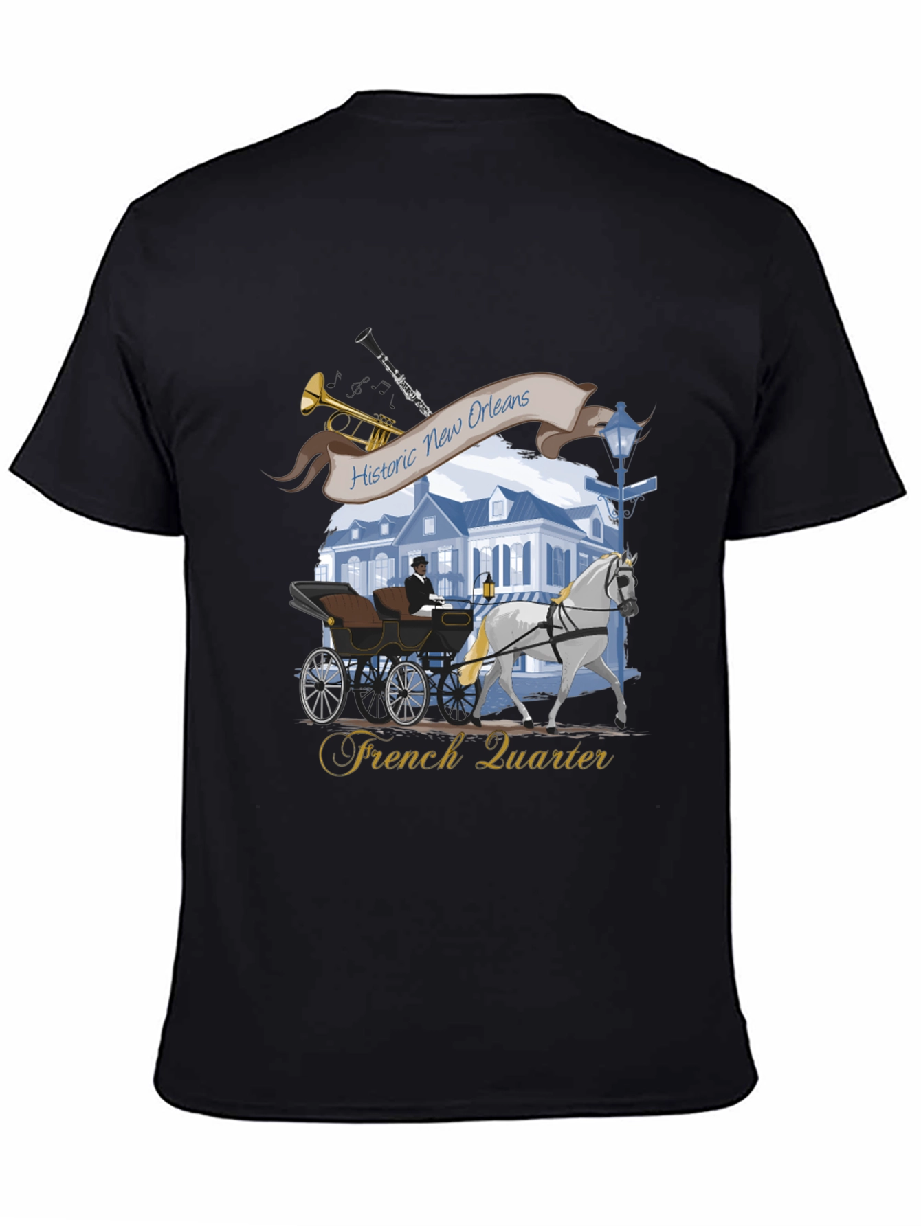 Historic New Orleans French Quarter T-Shirt