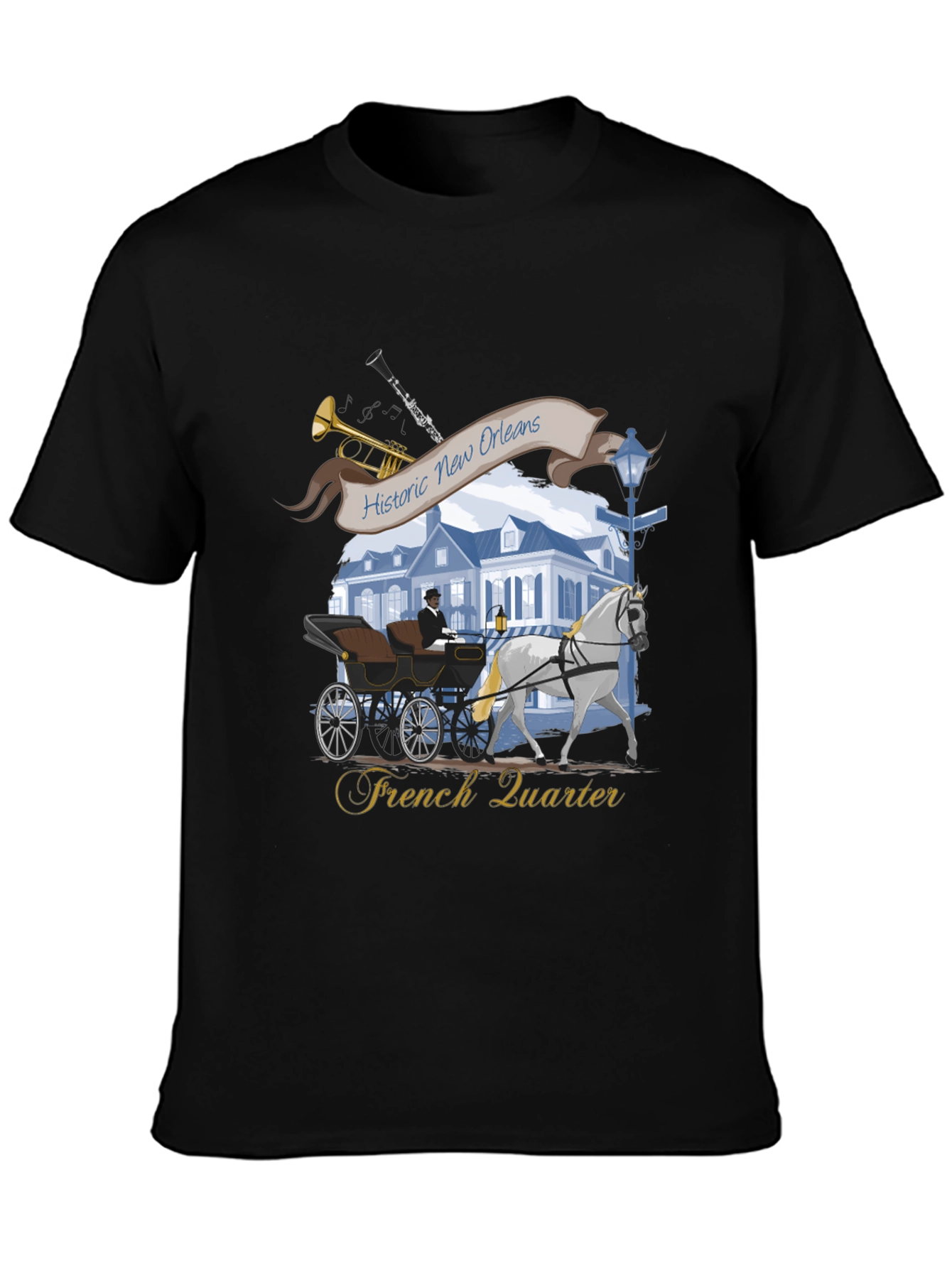 Historic New Orleans French Quarter T-Shirt